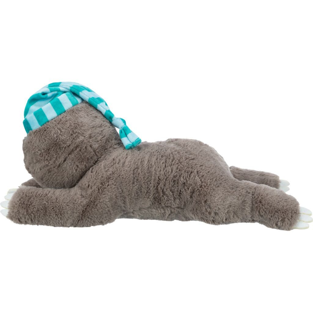 TRIXIE Spielknochen Junior Faultier Welpenspielzeug und Einschlafhilfe - diverse - 34 cm, Plüsch, Polyester