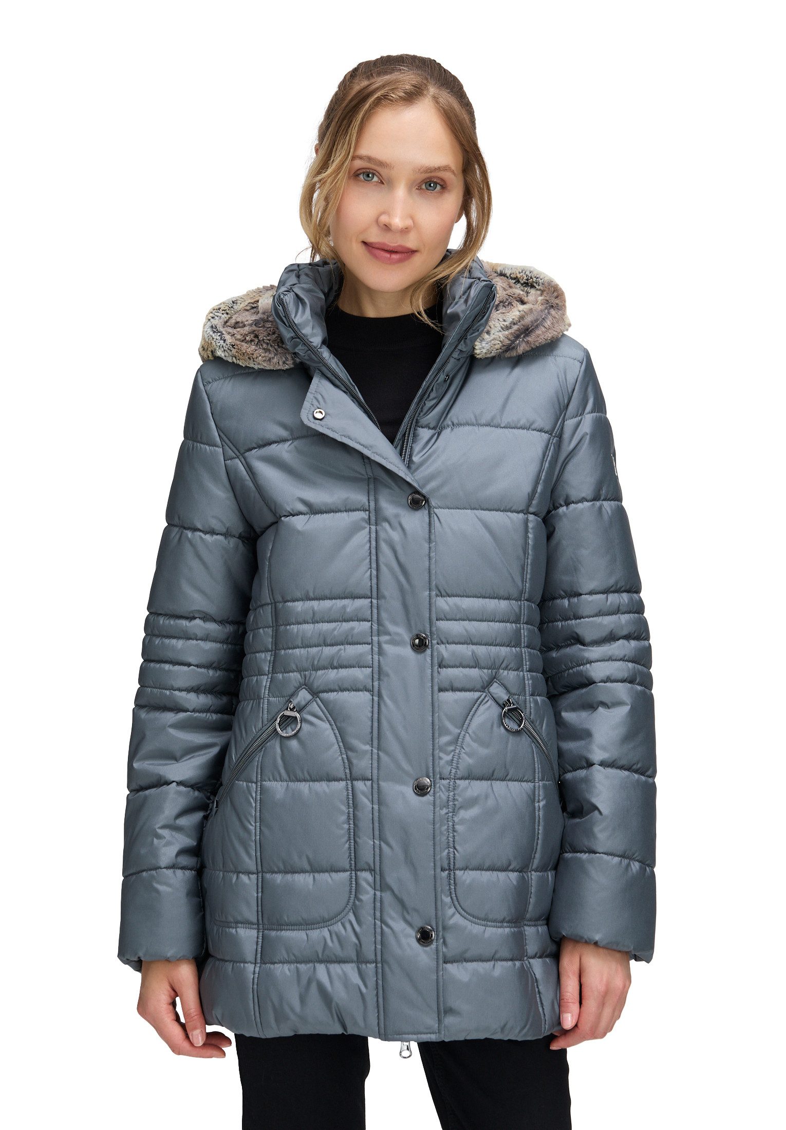 Betty Barclay Outdoorjacke Damen Outdoorjacke mit abnehmbarer Kapuze