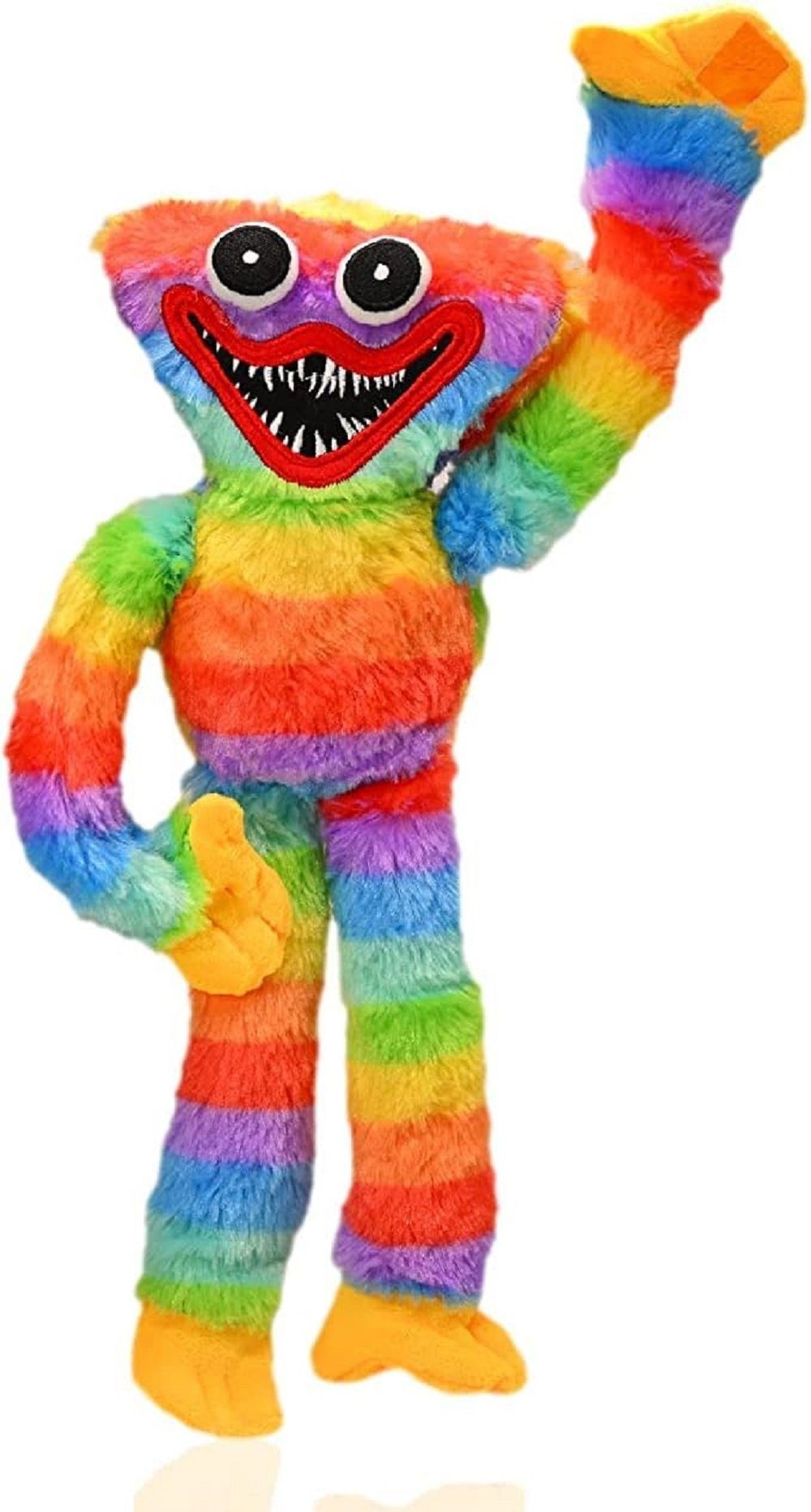 Wiztex Kuscheltier Huggy Wuggy Poppy Playtime Stofftier, 40cm Regenbogen Huggy Plüschtier