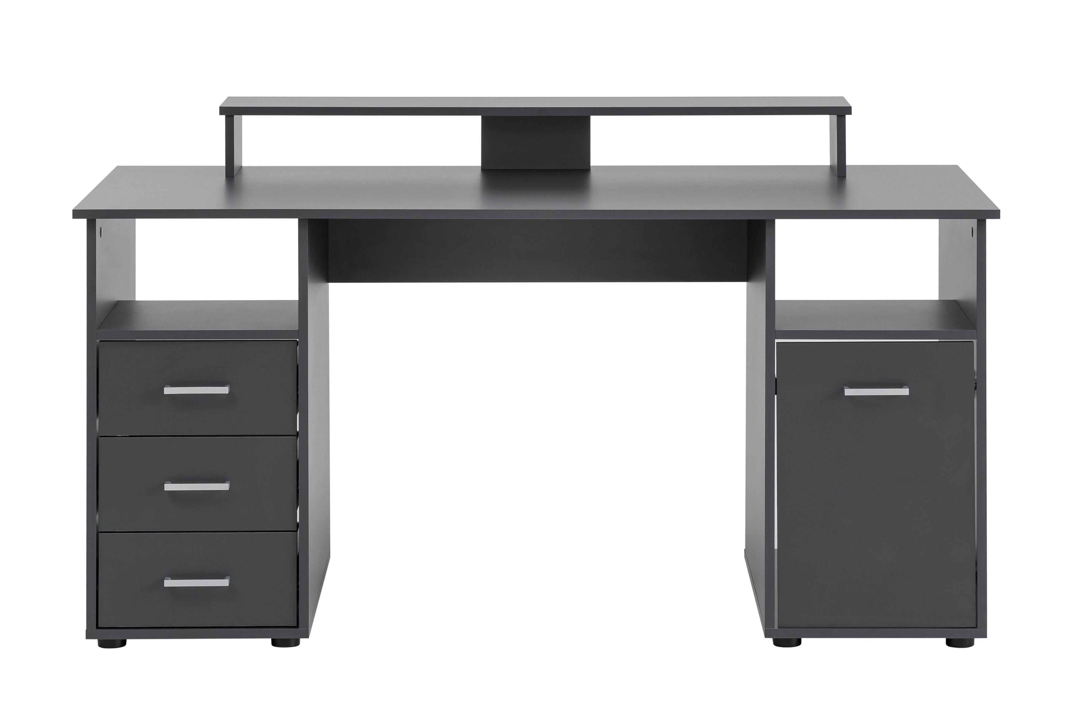 MÖBELPARTNER Schreibtisch Schreibtisch Fox, HxBxT 86x150x70 cm, Weiß