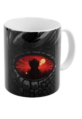 United Labels® Tasse House of the Dragon Tasse - Dragon eye - Kaffeetasse Schwarz 320 ml, Keramik