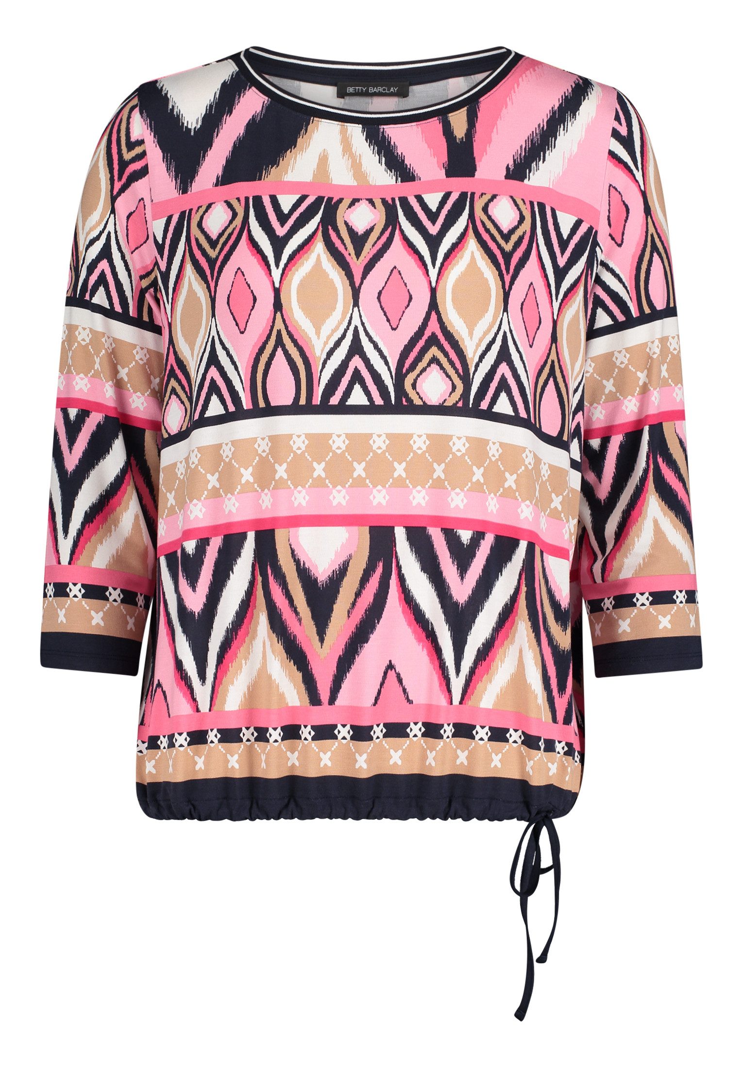 Betty Barclay 3/4-Arm-Shirt Damen mit Tunnelzug (1-tlg) günstig online kaufen