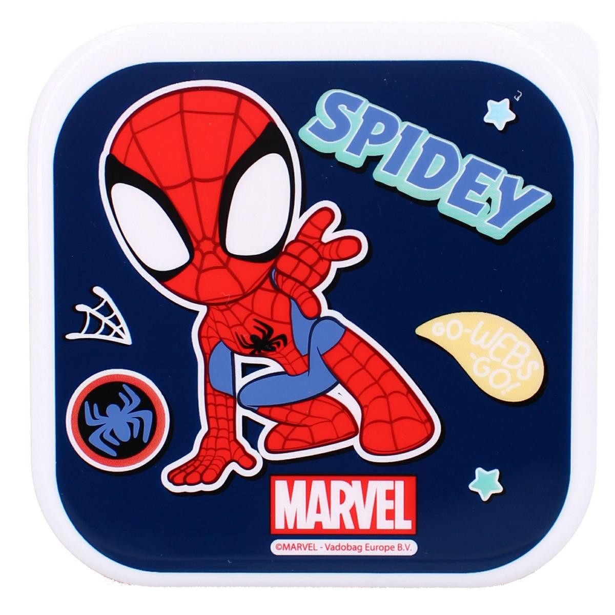 Vadobag Lunchbox Snackbox 3 tlg. Brotboxen, Polypropeen (PP), Polystyreen (PS), (3-tlg)