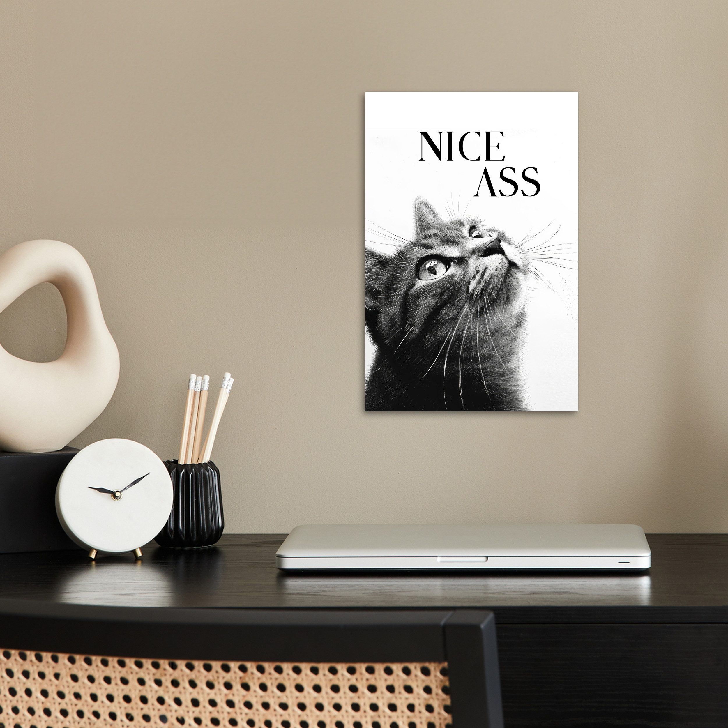 MuchoWow Poster Katzen - Netter Arsch günstig online kaufen