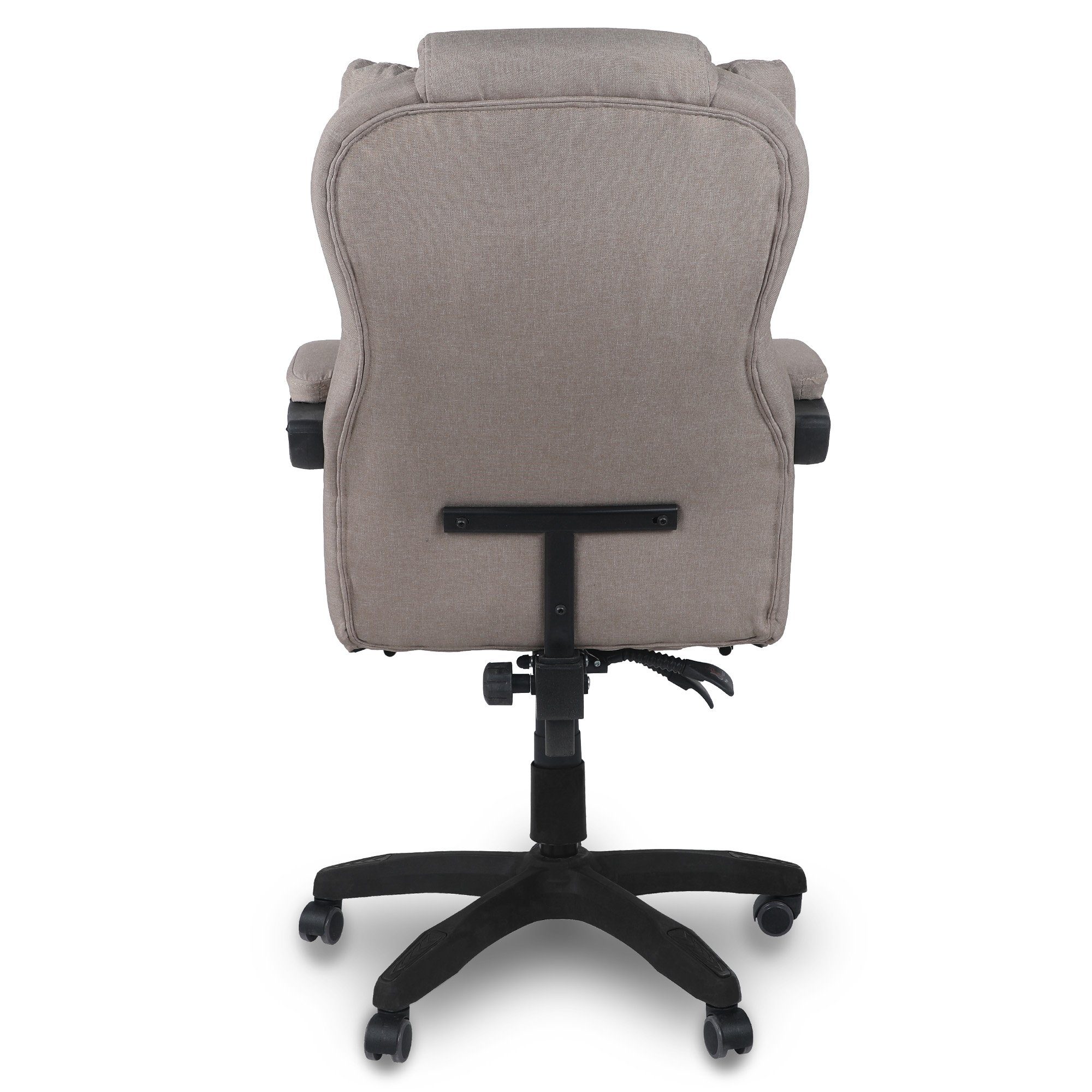 TRISENS Chefsessel Ares (einzeln), Bürostuhl mit flexiblen Armlehnen Home Office Chair in Stoff-Design