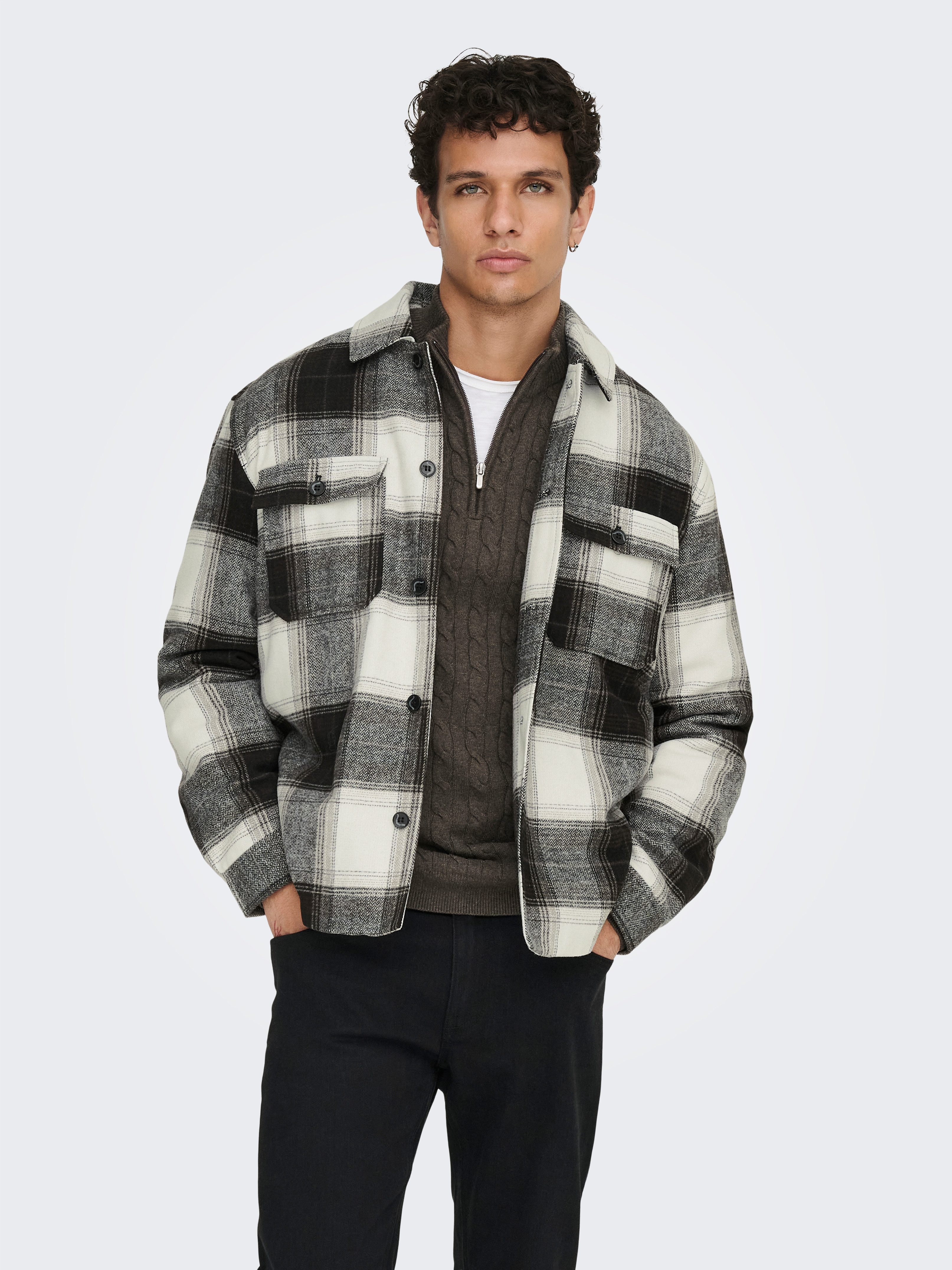 ONLY & SONS Hemdjacke ONSZACK OVERSHIRT OTW NOOS Polyester, regular fit