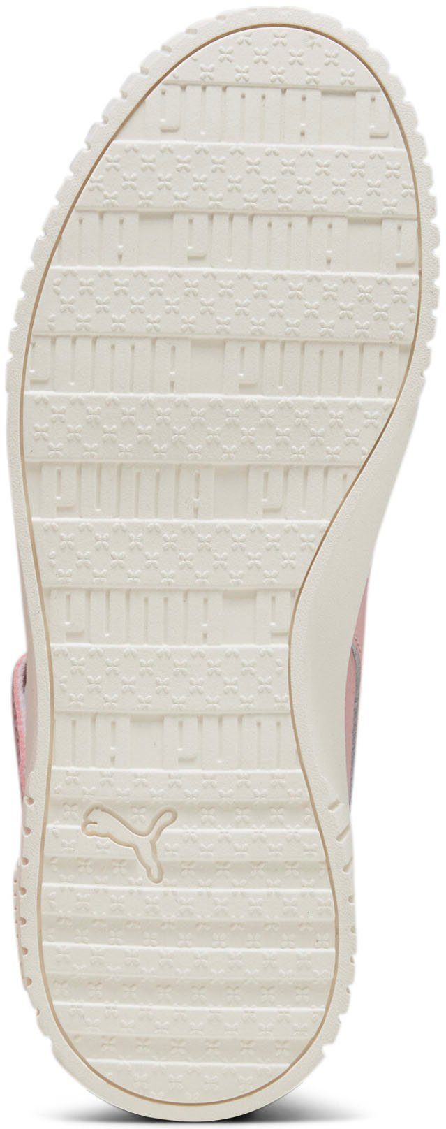 PUMA CARINA 2.0 MID WTR JR Sneaker für Silver-Alpine Klettverschluss Pink-PUMA Snow Jugendliche Future mit