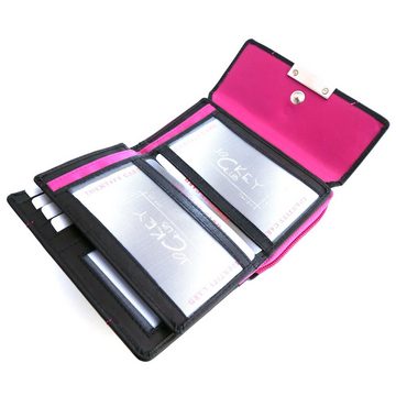 JOCKEY CLUB Geldbörse POPULAR PINK, pink, 10 Kartenfächer mit RFID-Schutz, 2 Scheinfächer, 4 Münzfächer
