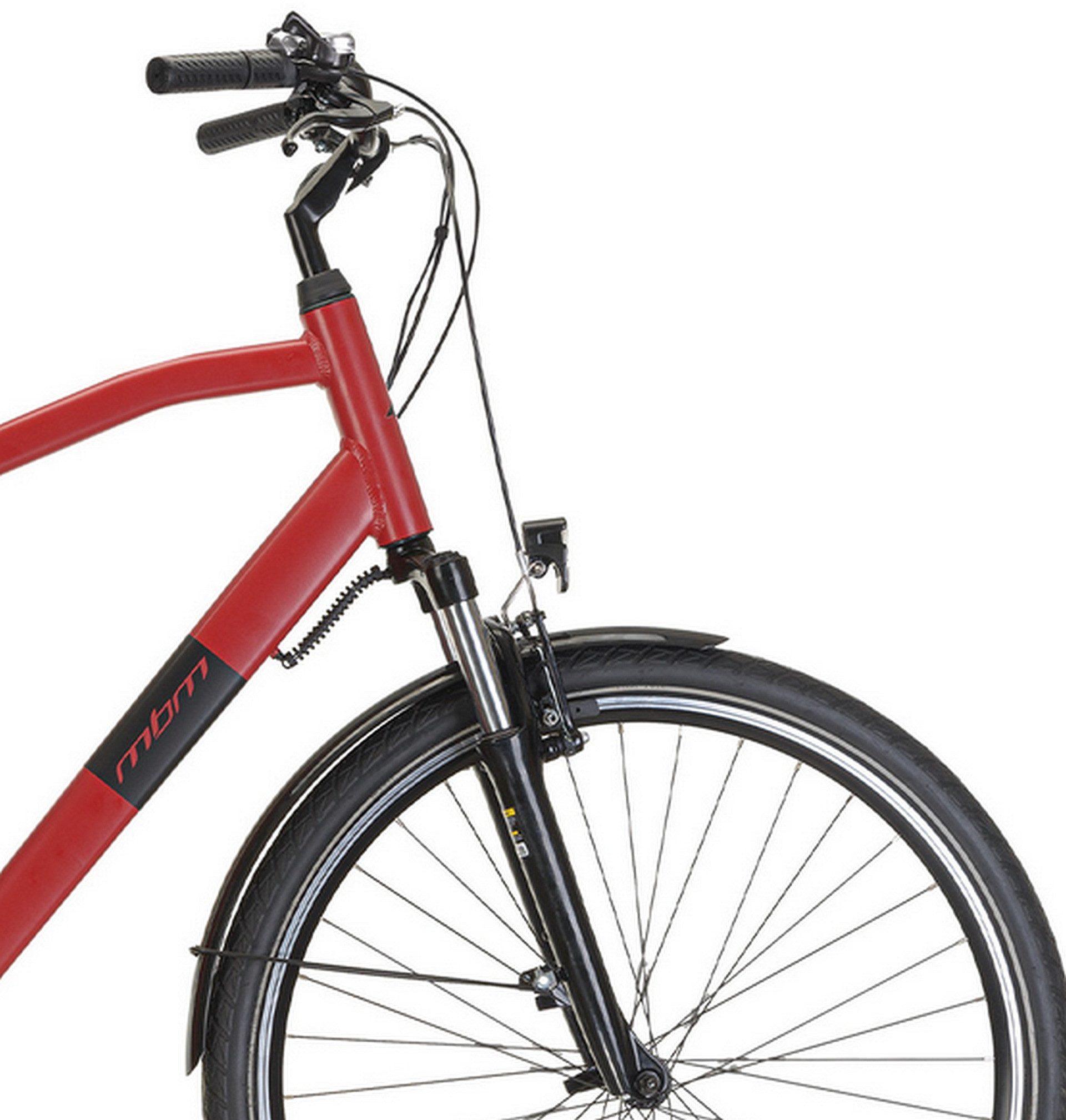 MBM E-Bike, 6 Gang Shimano, Kettenschaltung, Heckmotor, 518 Wh, Elektro-Citybike RHEA MAN 28 Zoll