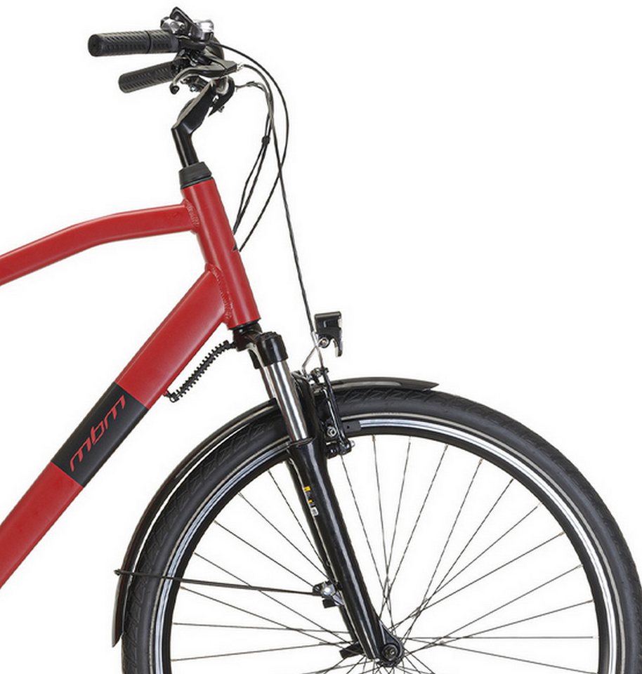 Thumbnail - MBM E-Bike, 6 Gang Shimano, Kettenschaltung, Heckmotor, 518 Wh, Elektro-Citybike RHEA MAN 28 Zoll