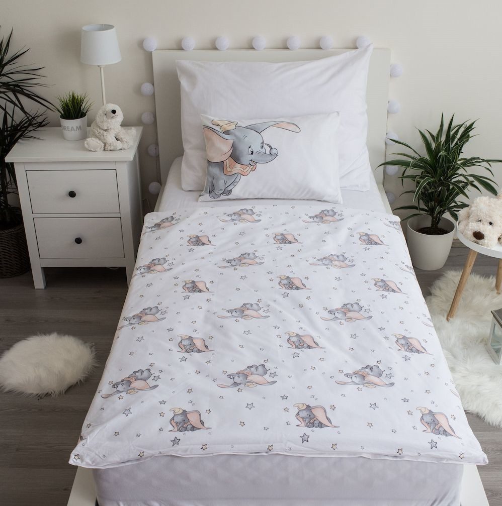 Disney Kinderbettwäsche Disney Dumbo, Renforcé, 2 teilig