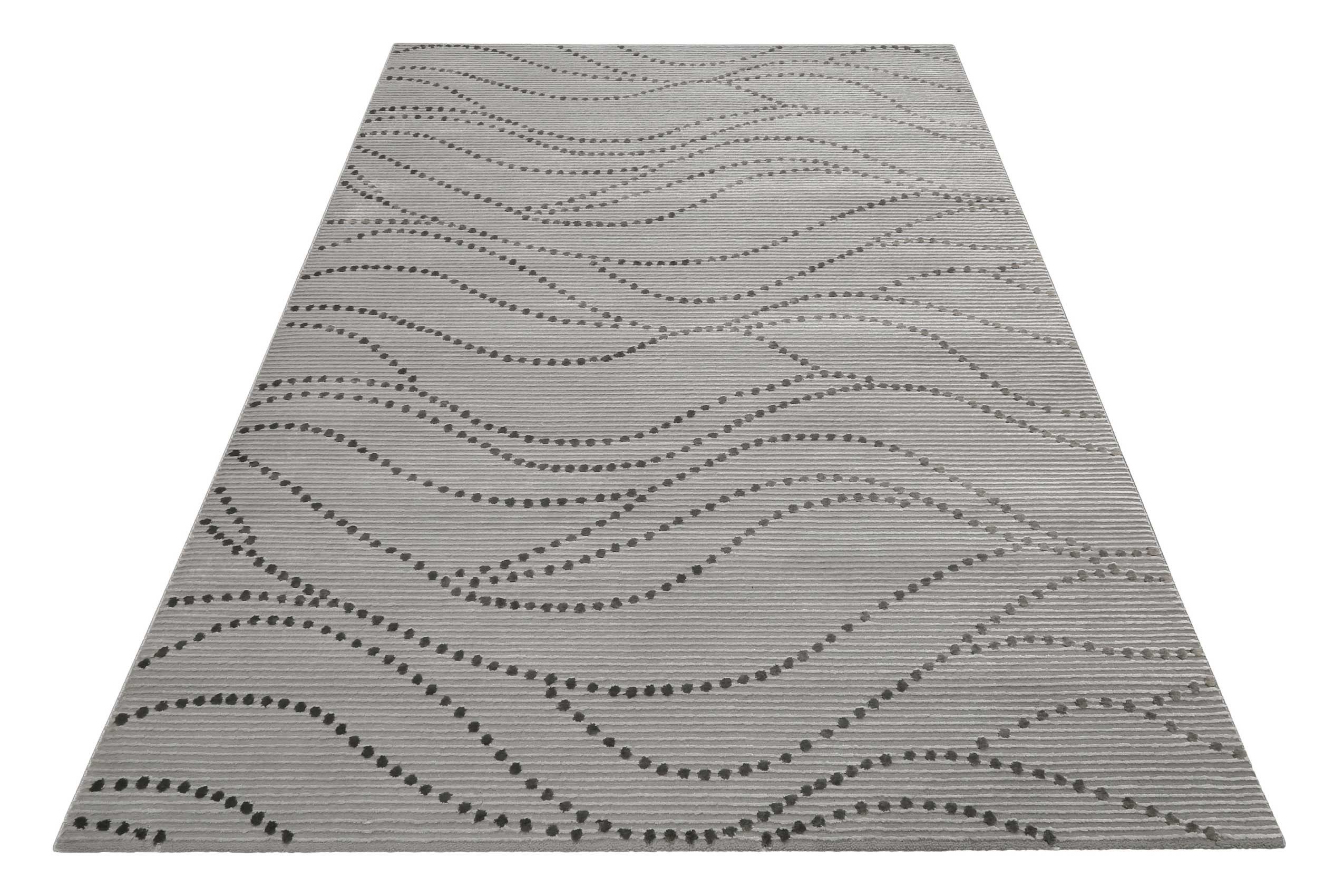 Esprit Teppich Selena, rechteckig, Höhe: 12 mm, Kurzflorteppich, gewebt, Punkte, modern, abstrakt, trendig, wellig