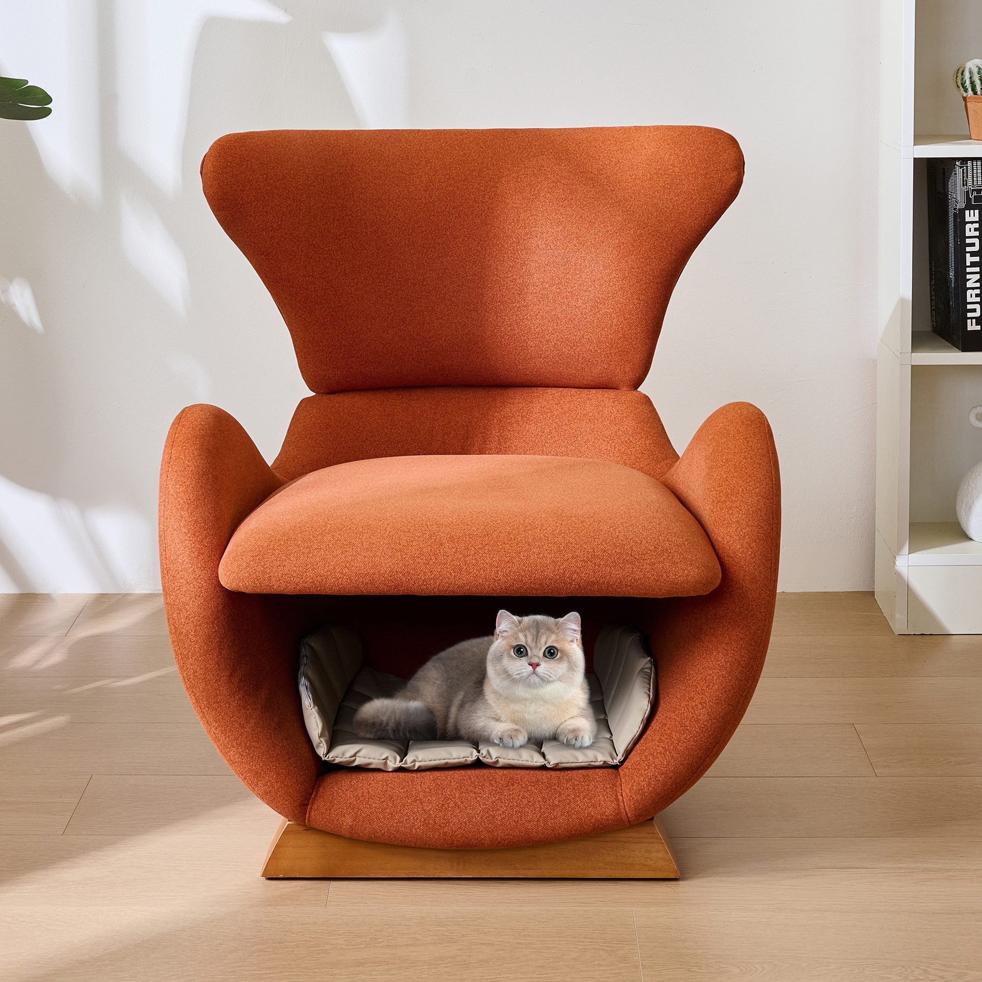 STILVORA Relaxsessel Haustierfreundlicher Loungesessel mit Tierhaus,anti-Ka günstig online kaufen