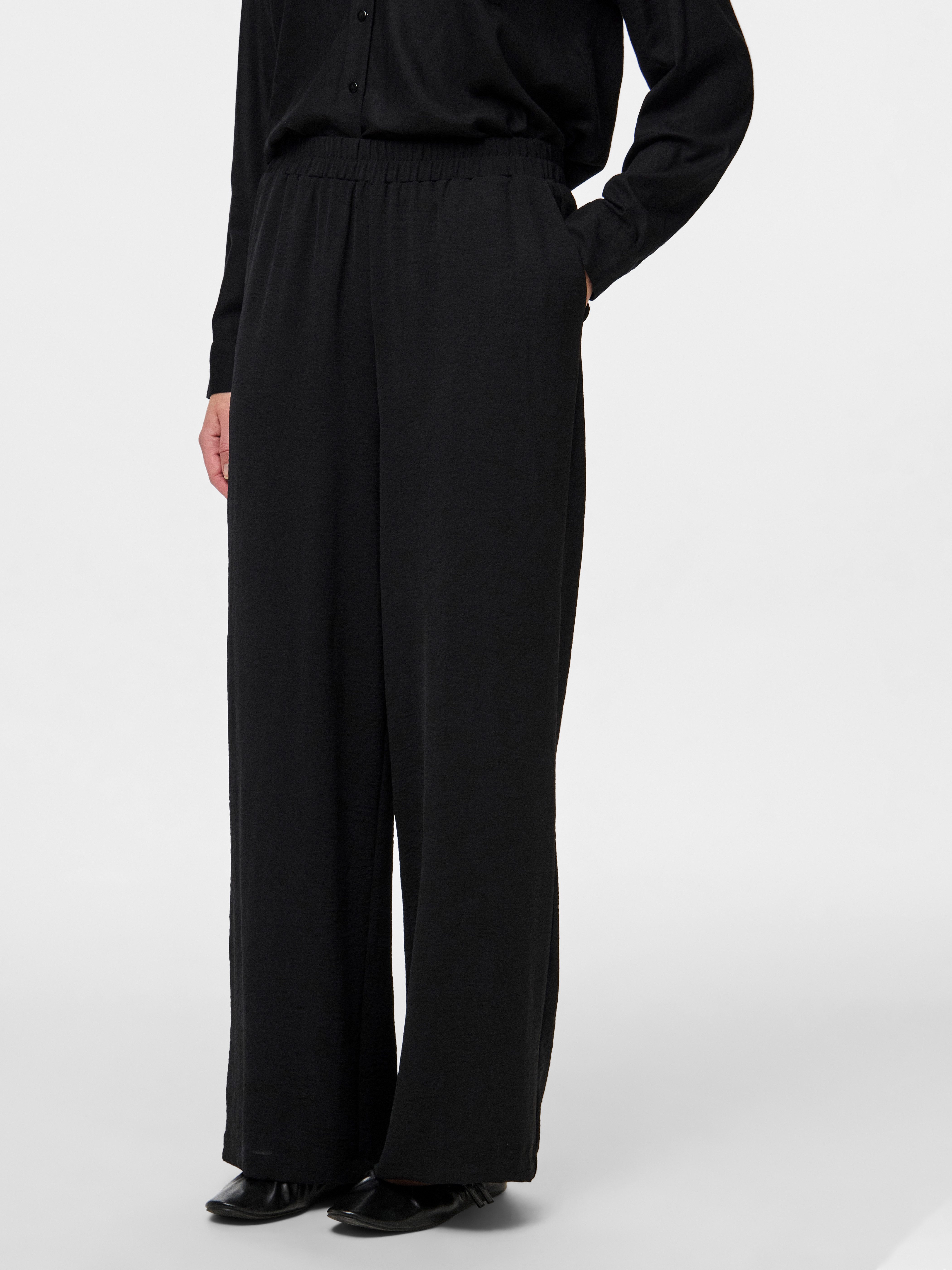 pieces Schlupfhose PCTIFFANY HW WIDE PANTS günstig online kaufen