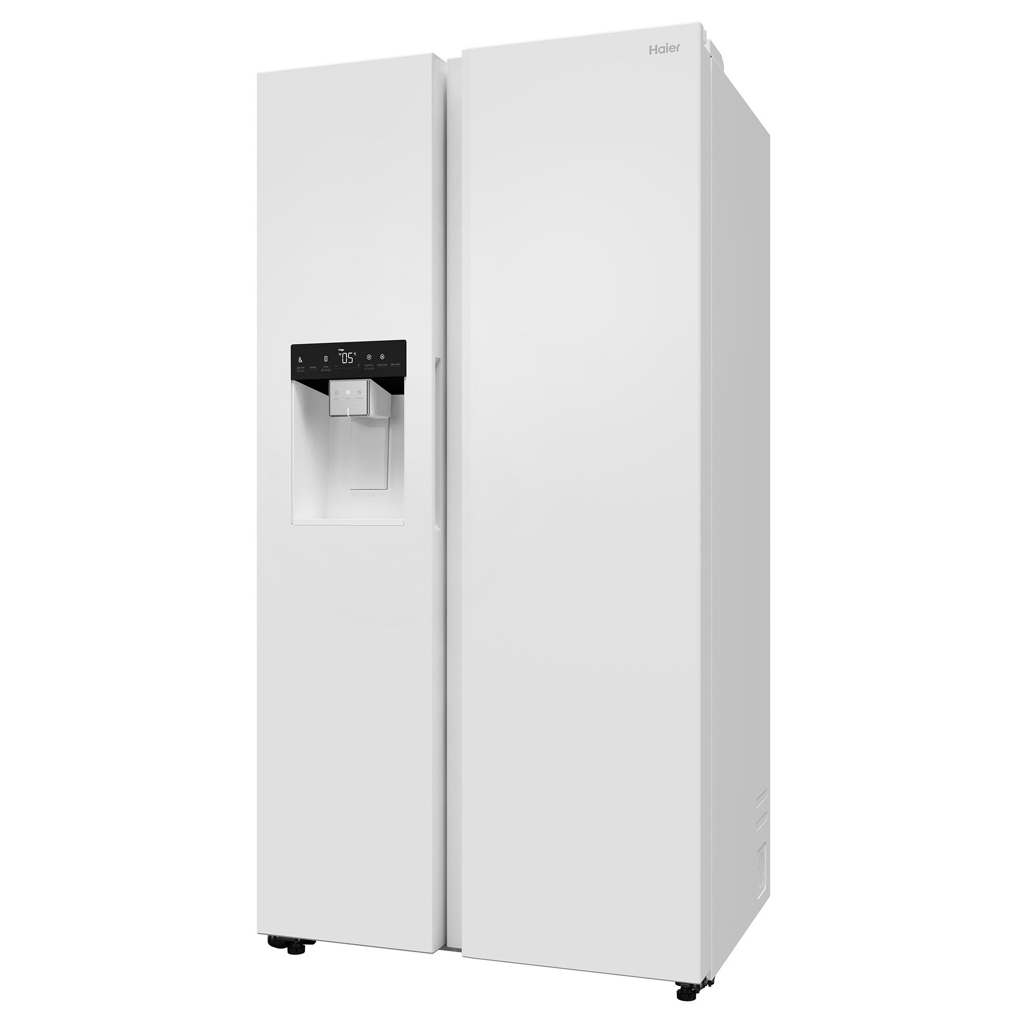 Haier Side-by-Side HSW79F18DIGW, 177,5 cm hoch, 90,5 cm breit, Eis- und Wasserspender, My Zone Plus, hOn-App