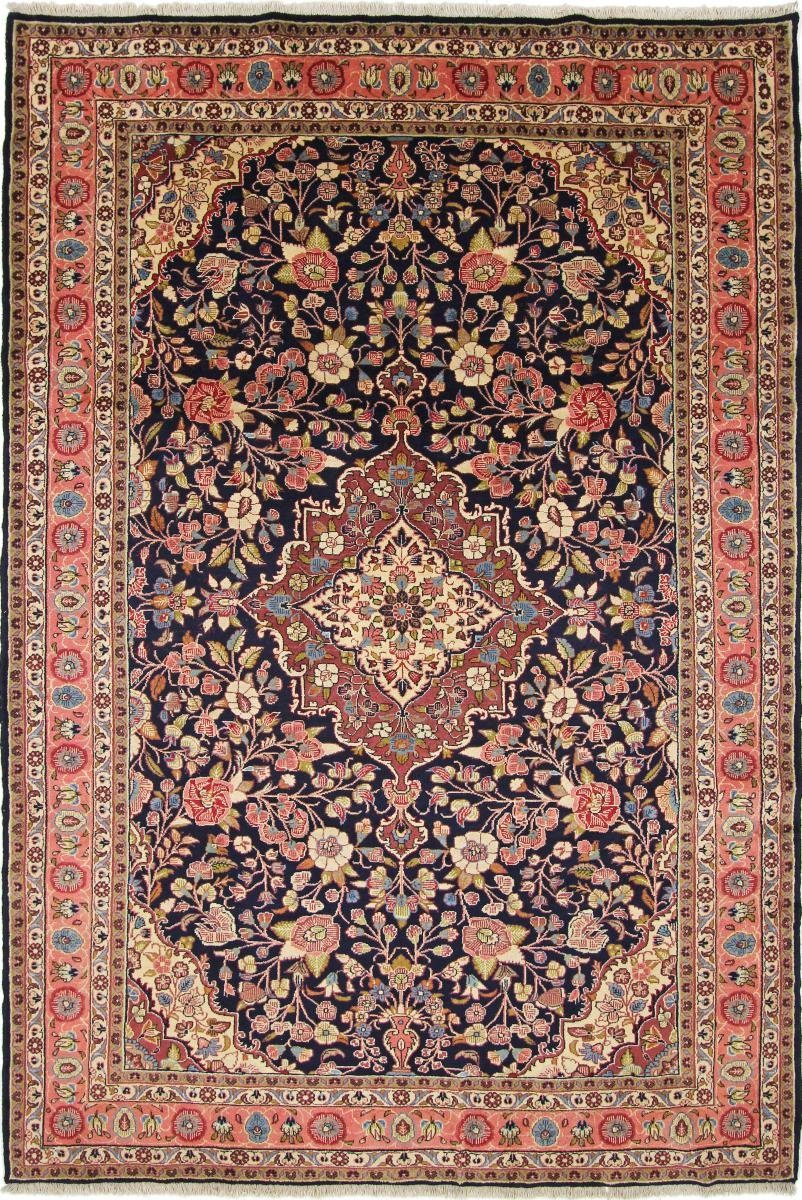 / Orientteppich Nain Trading, Handgeknüpfter Höhe: 214x313 12 mm Perserteppich, Mehraban rechteckig, Orientteppich