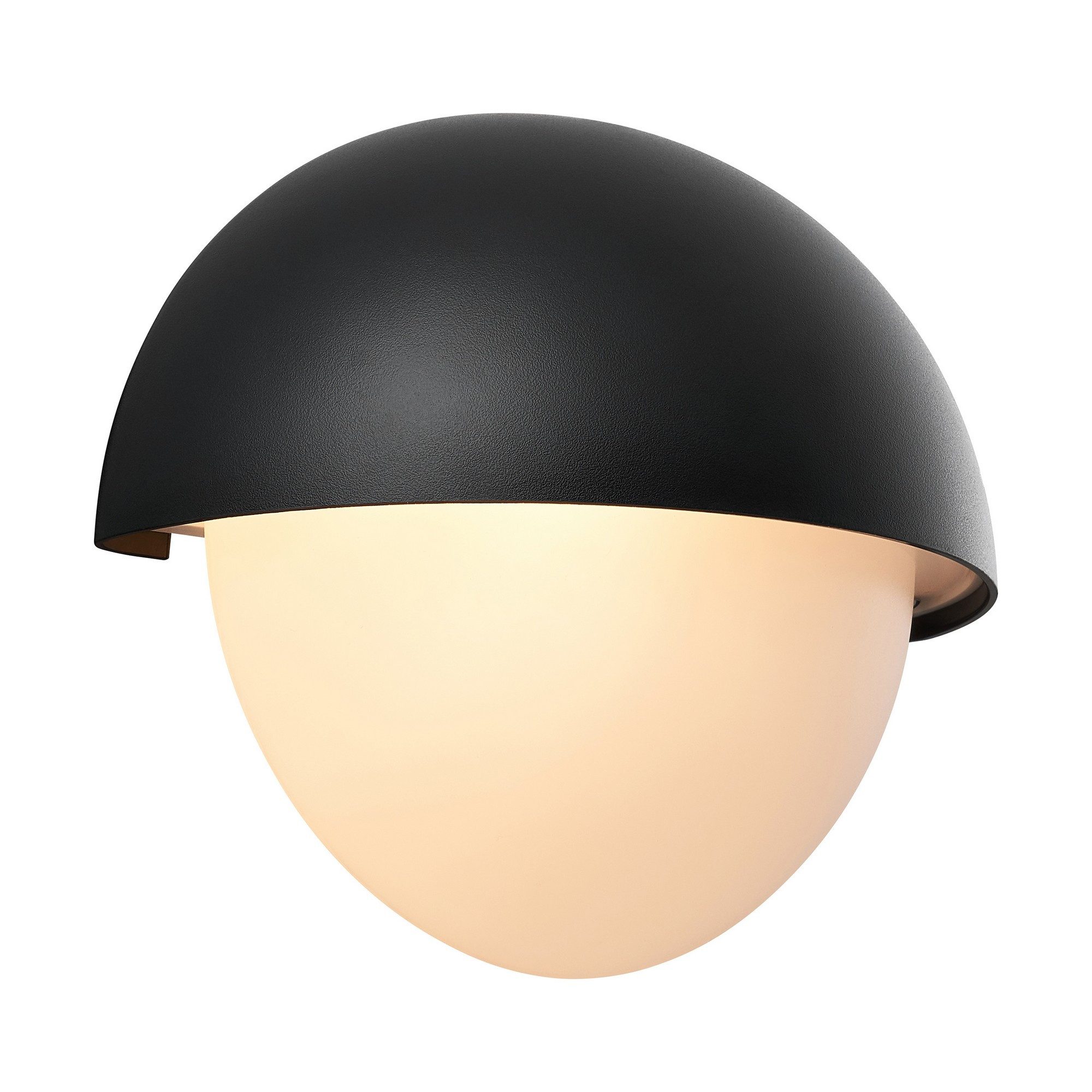 Nordlux Außen-Wandleuchte Scorpius Maxi Round E27 Wandlampe Schwarz IP44, ohne Leuchtmittel