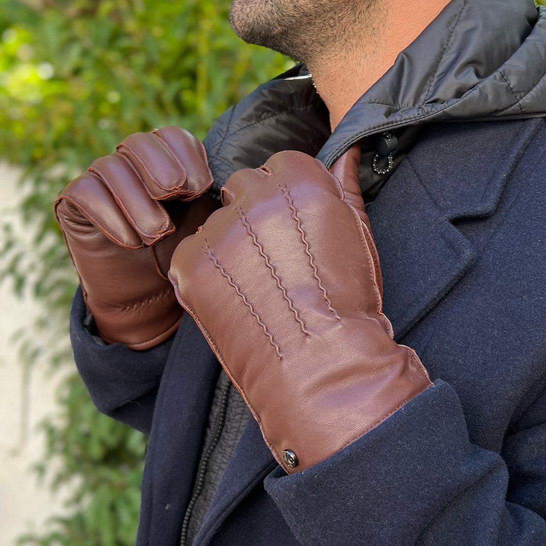 Hand Gewand by Weikert Lederhandschuhe MR PROKOP Lammnappa Handschuhe, Lamm günstig online kaufen