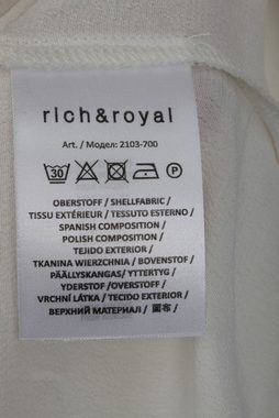 Rich & Royal Shirttop Rich & Royal 2103 700 Damen Bluse Gr. 34 Pearl Weiß Neu
