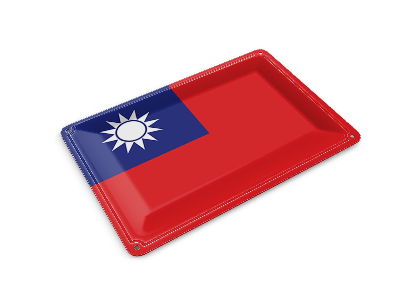 Femer GmbH Postkarte Flagge China 14x10 cm flag of Taiwan, unfrankiert