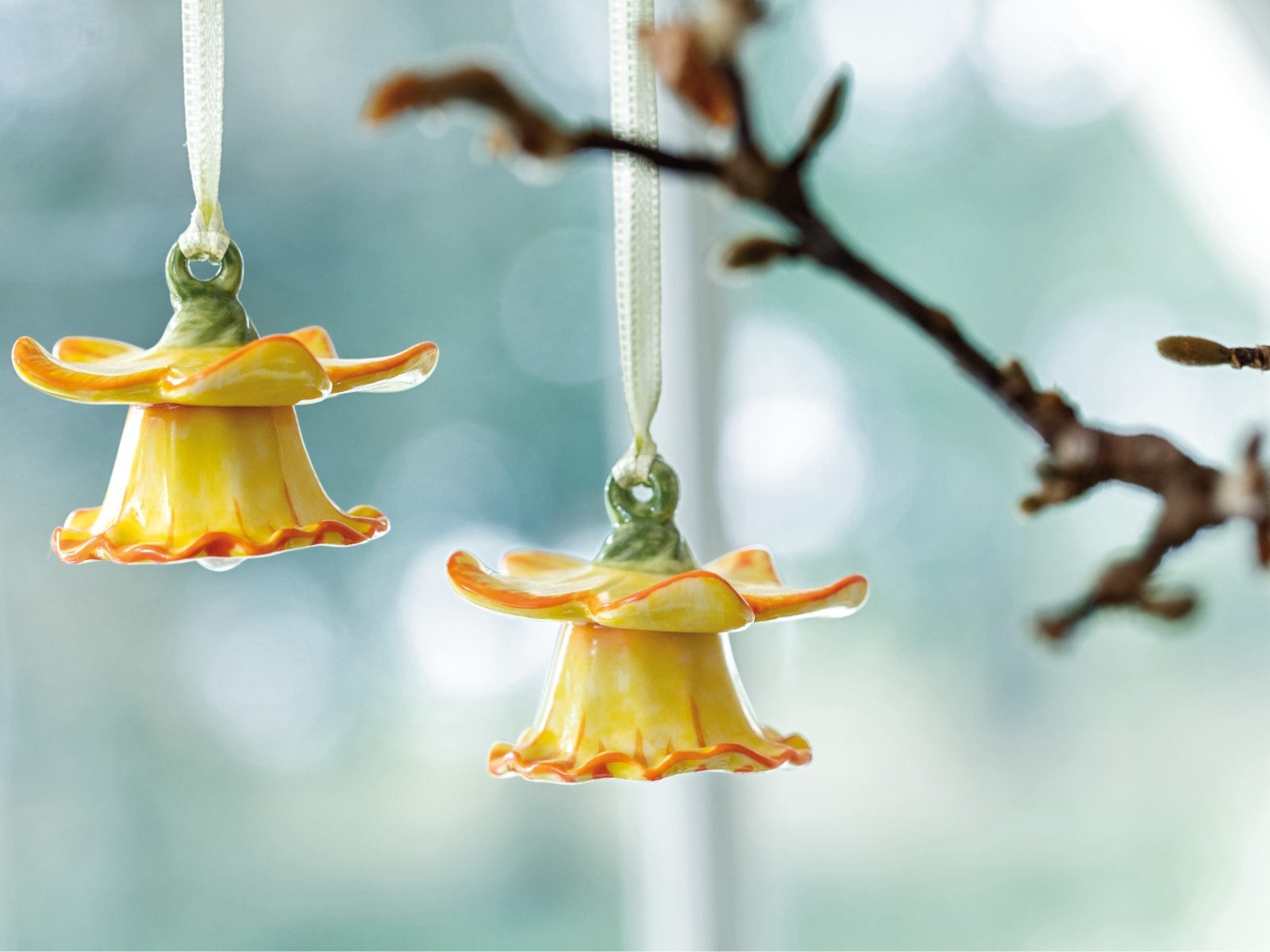 Villeroy & Boch Dekofigur Mini Flower Bells Osterglocke gelb 2tlg.