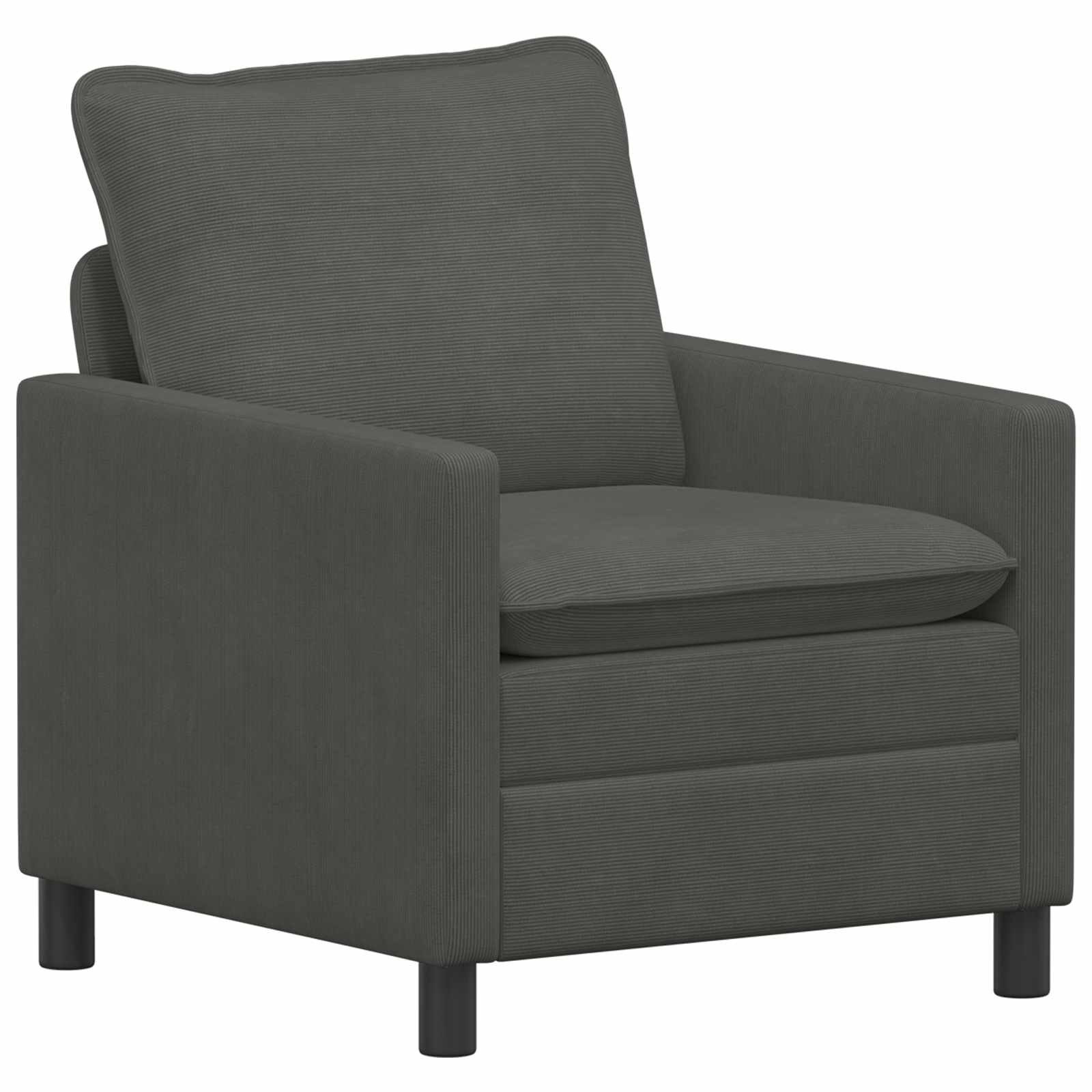 vidaXL Sofa Sofa Dunkelgrau 76 x 81 x 87,5 cm Stoff, 1 Teile