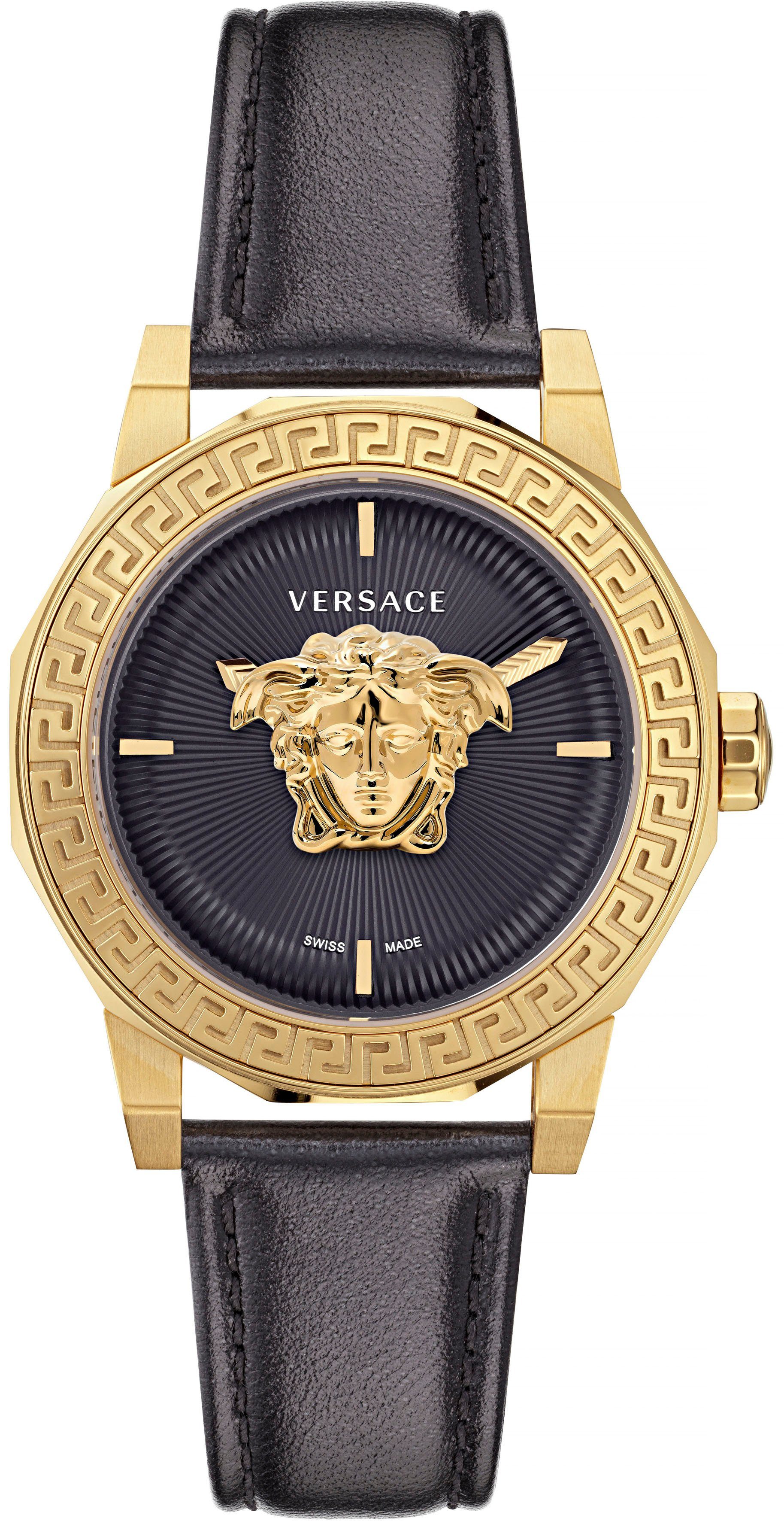 Versace Quarzuhr MEDUSA DECO, VE7B00223, Armbanduhr, Damenuhr, Saphirglas, Swiss Made, analog