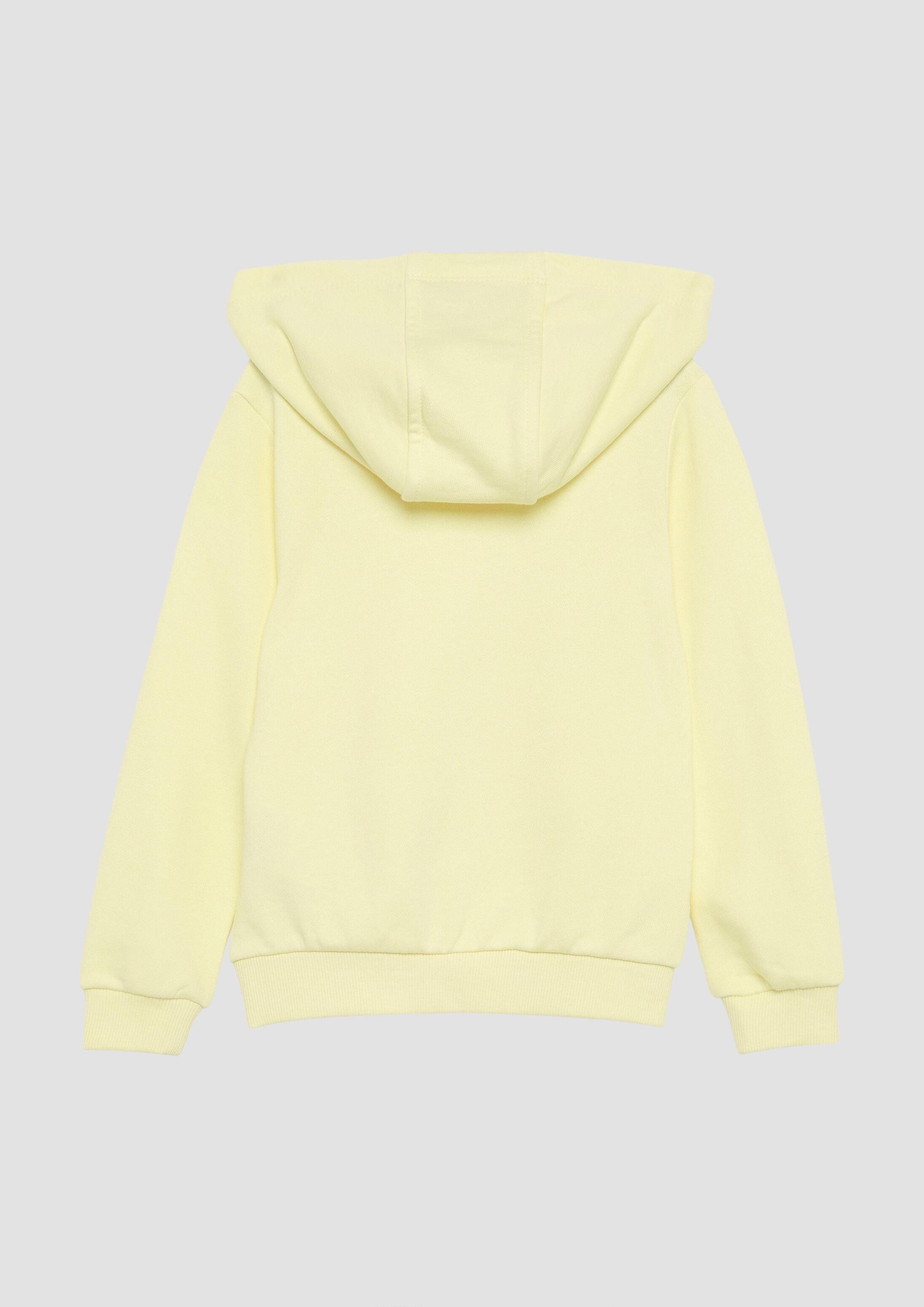 s.Oliver Sweatshirt Sweatshirt Hoodie mit Glitzerprint