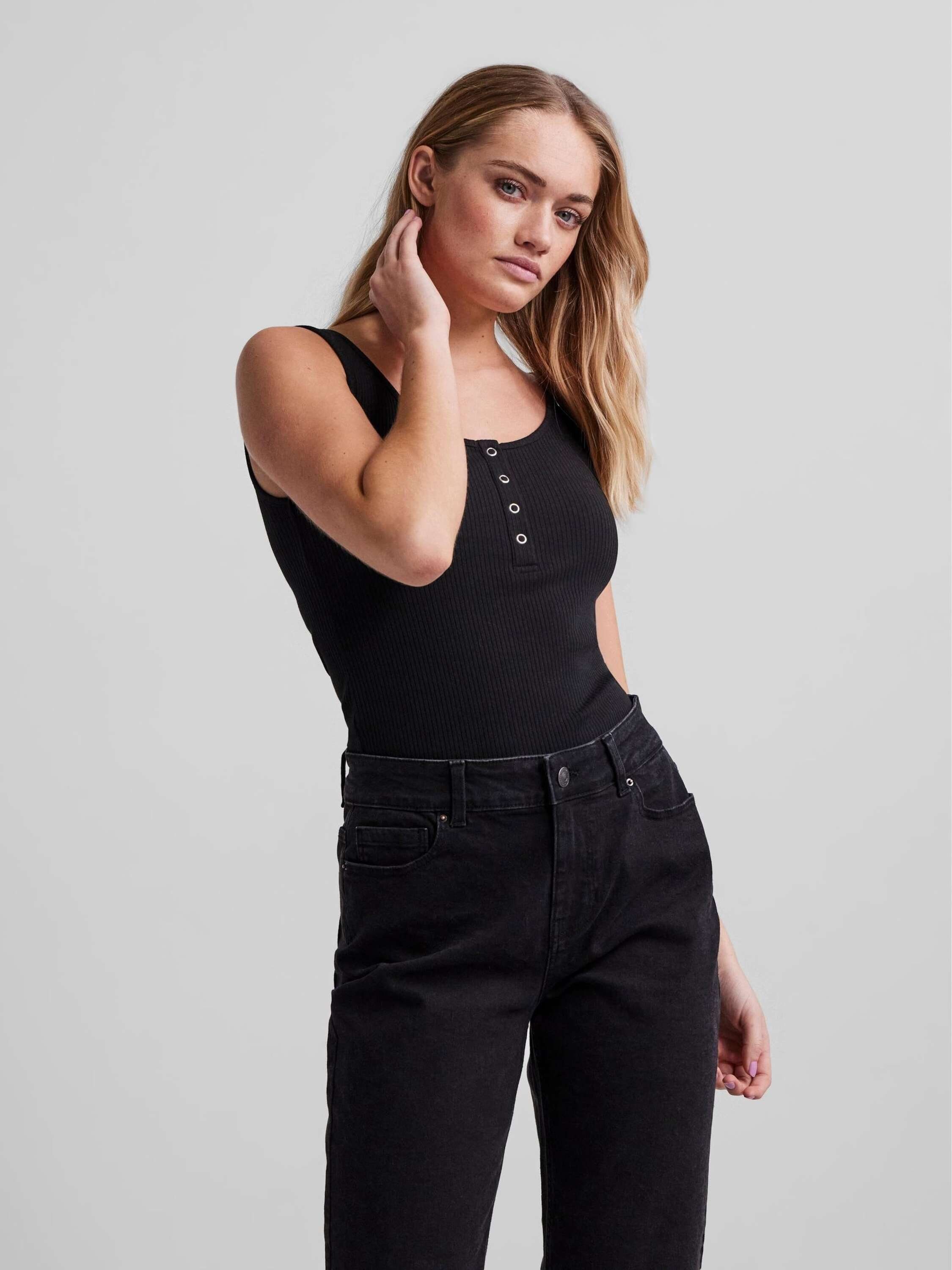 pieces Shirttop PCKitte (1-tlg) Plain/ohne Details günstig online kaufen