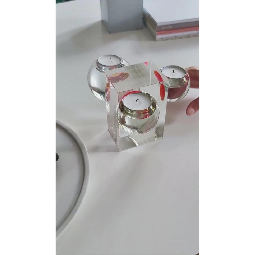 Drops Kerzenhalter Fundamental Teelichthalter Kristallglas Berlin