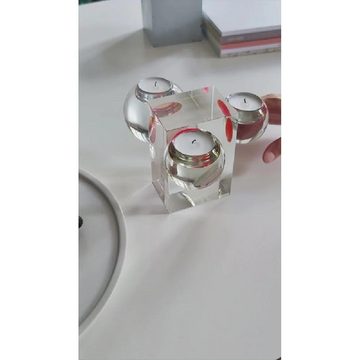 Fundamental Berlin Kerzenhalter Teelichthalter Drops Kristallglas (12cm)