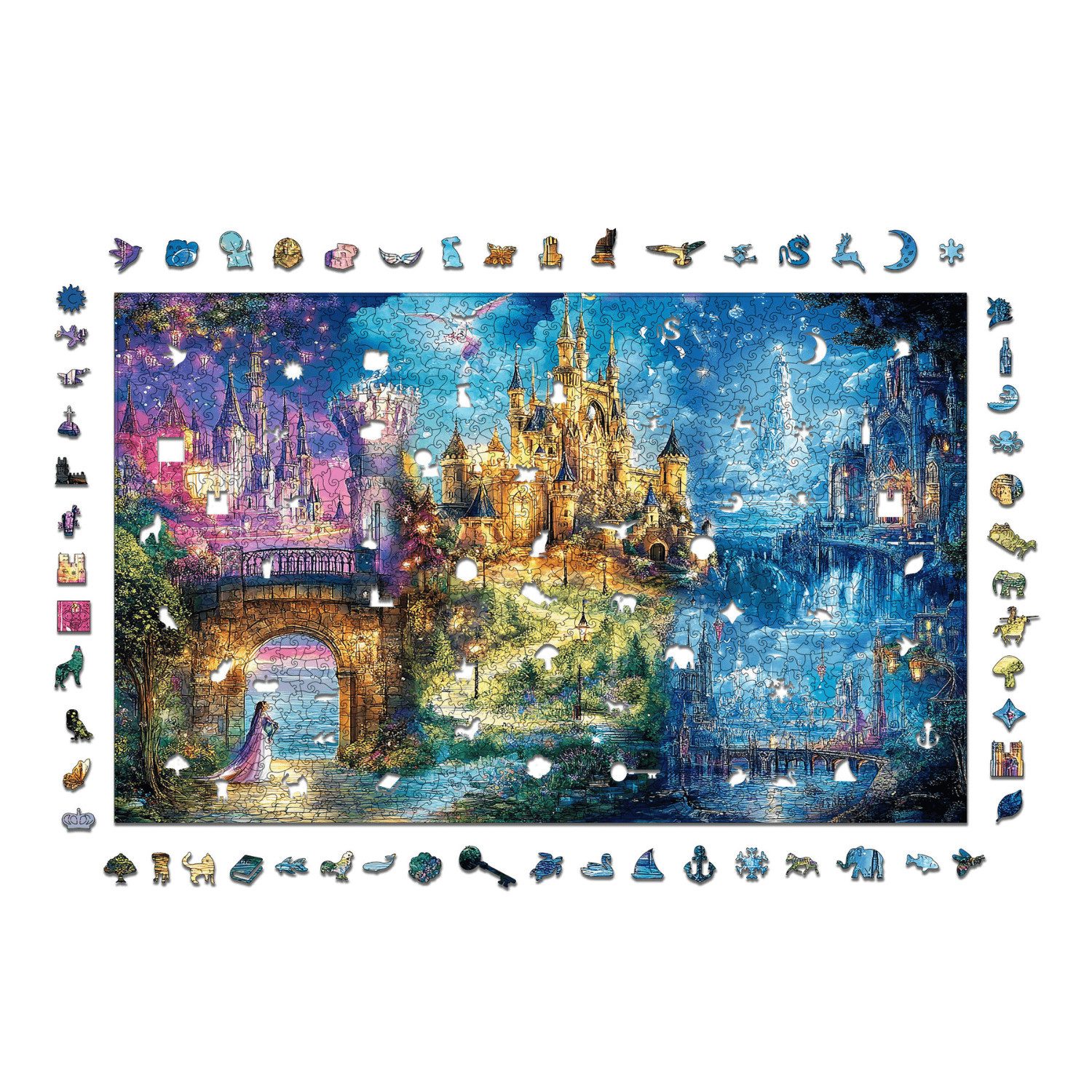 MagicHolz Puzzle Zauberhafte Märchenwelt Holzpuzzle (2D), 2013 Puzzleteile
