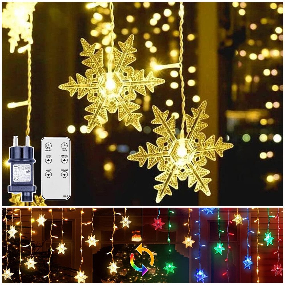XERSEK LED Nachtlicht Warmweiß LED-Lichterkette Lichtervorhang günstig online kaufen