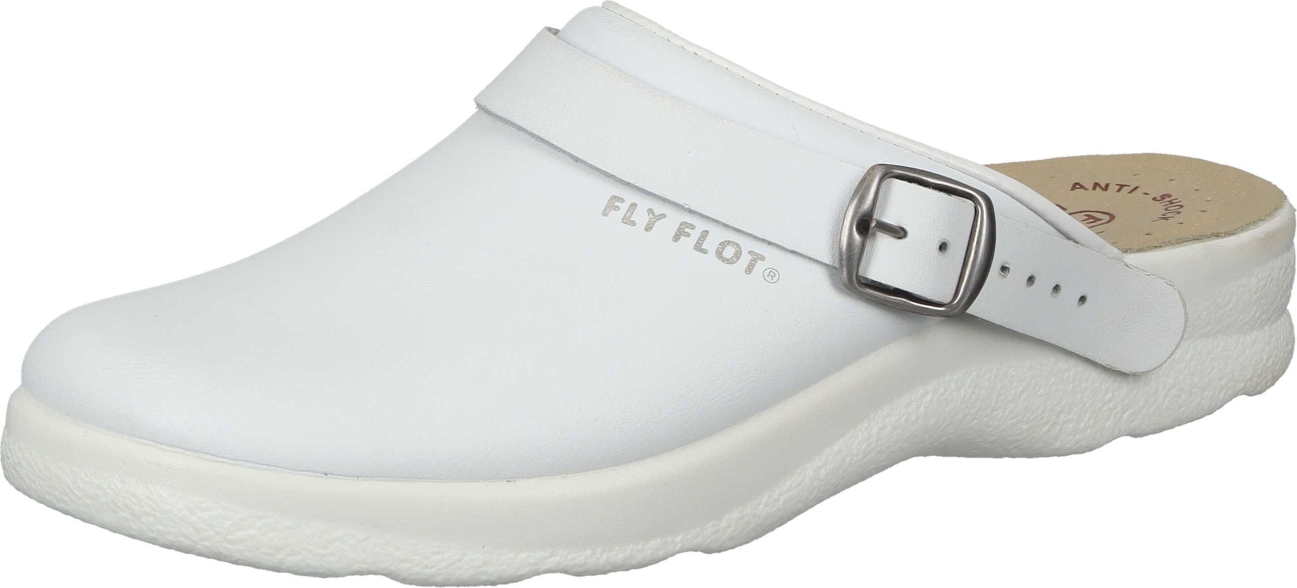 Fly Flot Pantoletten Pantoffel aus echtem Leder