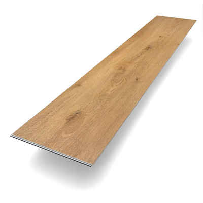 Bodenglück Vinylboden Kilck-Vinyl Memmert, Eichenoptik, natürliche Holzoptik mit Trittschalldämmung, 1210 x 228 x 5 mm, Paketpreis für 2,21m², TÜV geprüft