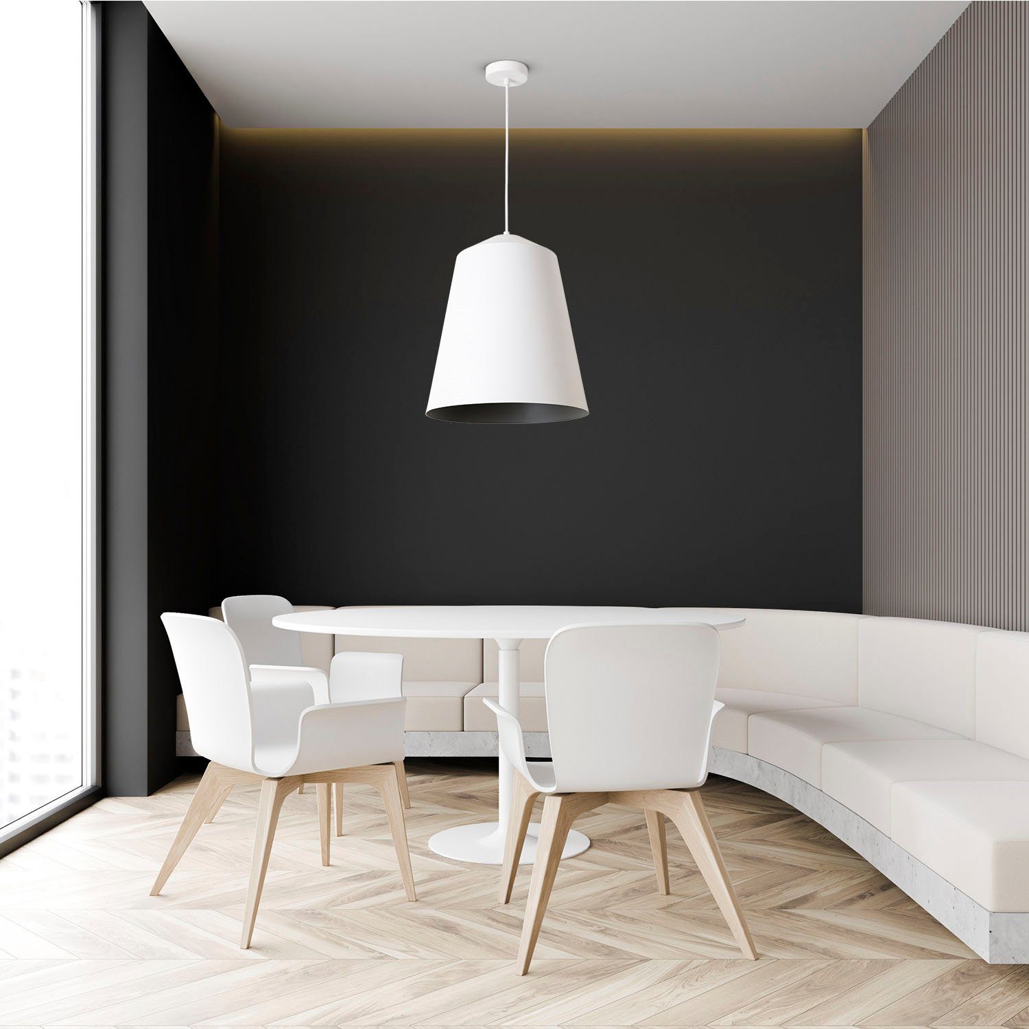 Design Industrial Leuchtmittel, Arbeitszimmer ohne Deckenleuchte Paco Pulverbeschichtet JACKSON, E27 Home Wohnzimmer
