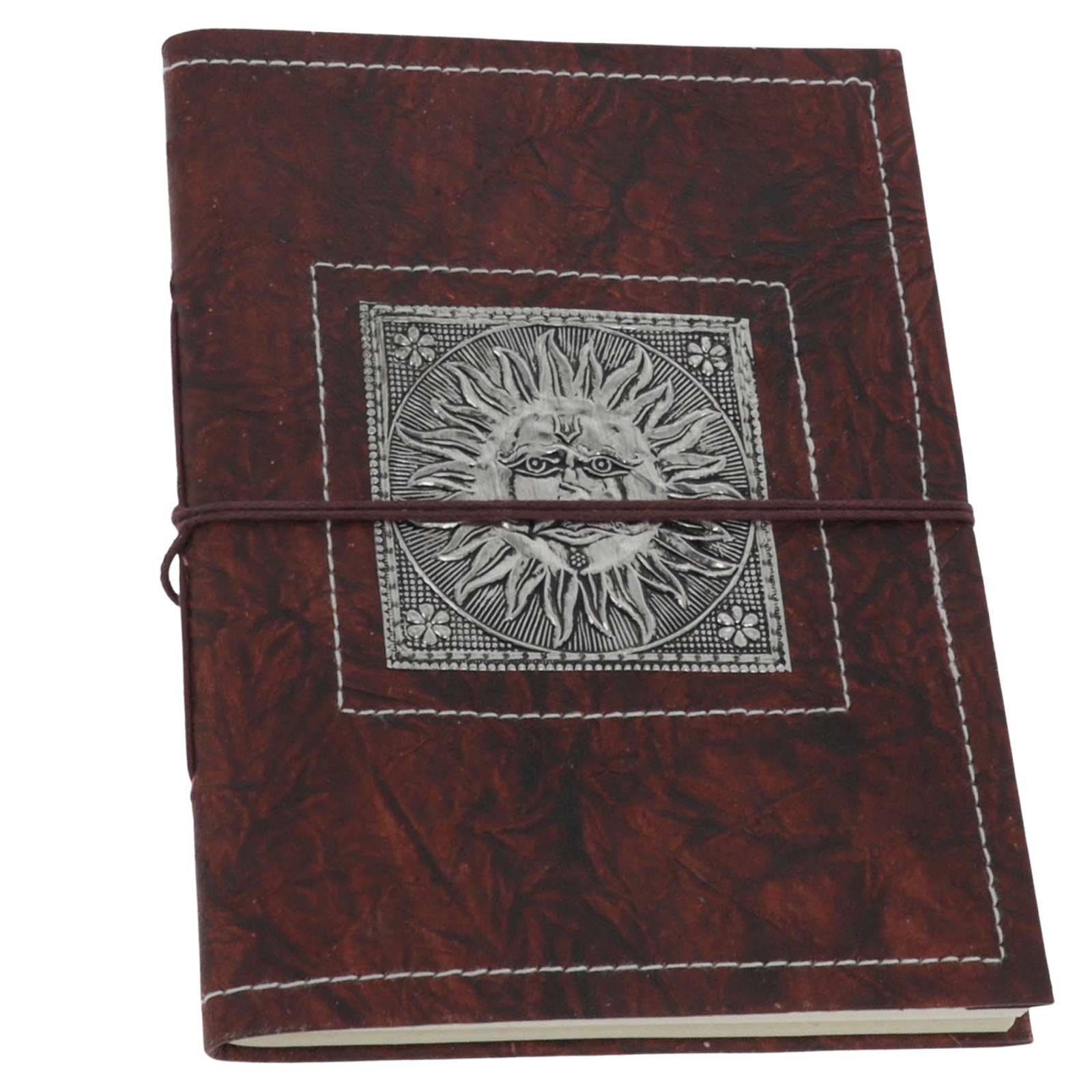 Thumbnail - KUNST UND MAGIE Tagebuch Tagebuch Poesiealbum Notizbuch Lebensblume Flower of Life 25x18cm XL