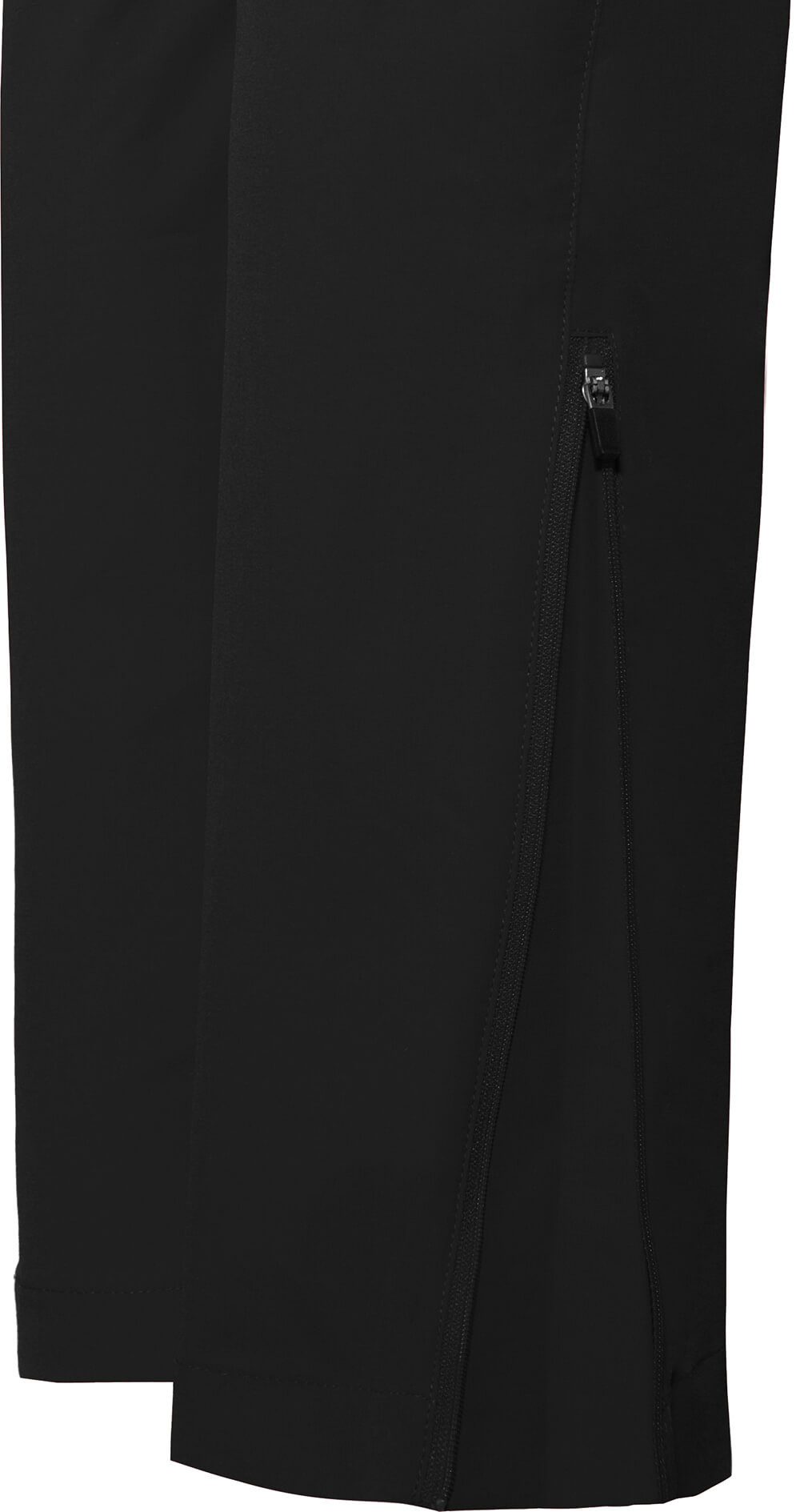 Bergson Outdoorhose VIDAA COMFORT Zipp-Off Damen Wanderhose, leicht, strapazierfähig, Normalgrößen, schwarz