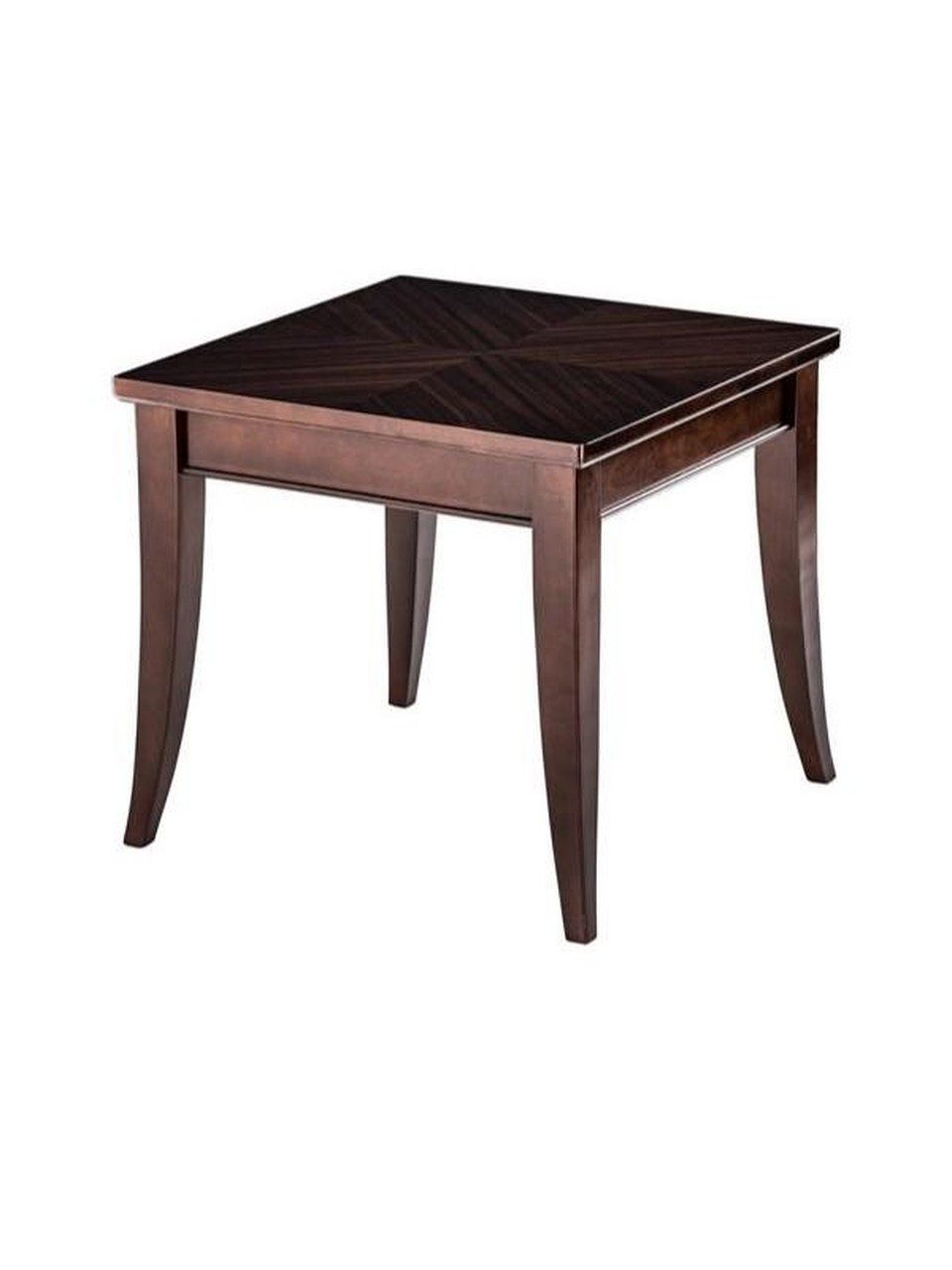 Xlmoebel Couchtisch Quadratischer Couchtisch von XLMOEBEL in braunem Holzfurnierdesign (Packung), Made in Europa