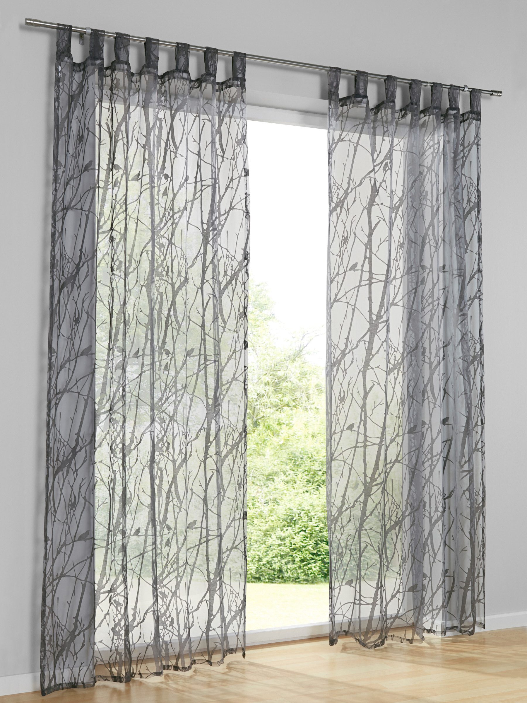 heine Gardine Dekostore (1 St), Schlaufen, transparent, Fensterdekoration günstig online kaufen