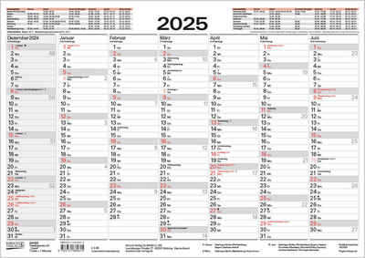 Korsch Verlag Terminkalender Tafelkalender A5 "Stabil" 2025
