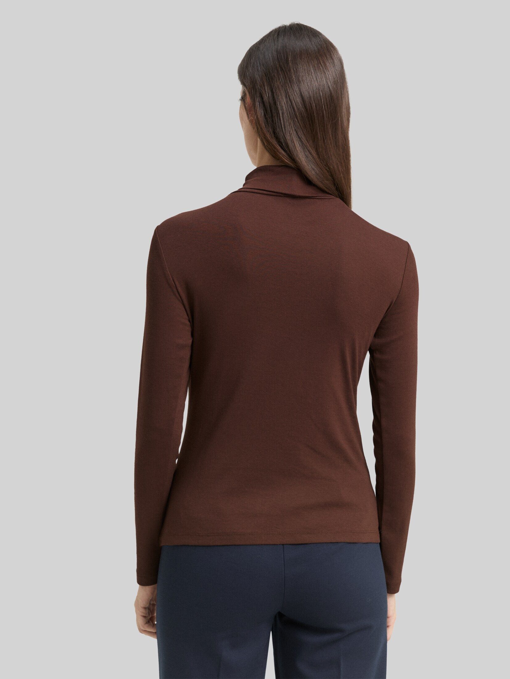 TOM TAILOR Langarmshirt T-Shirt Langarmshirt mit Rollkragen