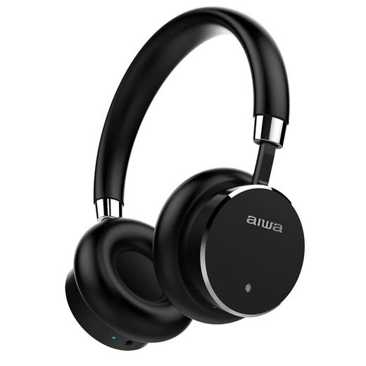 Aiwa »HSTBTN-800 Bluetooth Over-Ear Kopfhörer schwarz kabellos ANC Geräuschunterdrückung Headset« Over-Ear-Kopfhörer (integriertes Mikrofon, Active Noise Canceling)