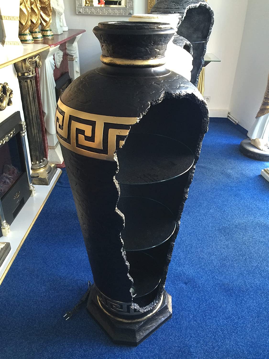 Schatzkiste1 Standvitrine Bar Vitrine Amphore Vase günstig online kaufen
