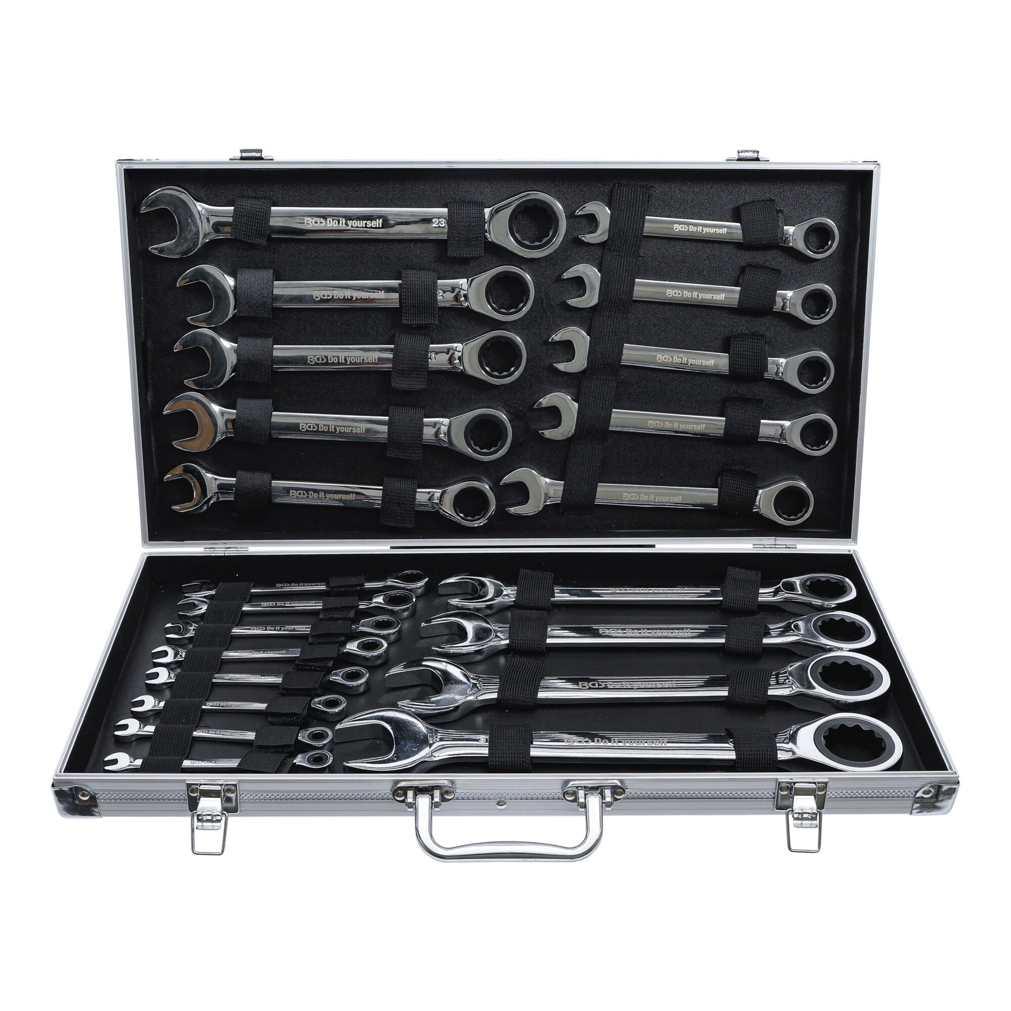 BGS Maulschlüssel BGS Do it yourself Ratschenring-Maulschlüssel-Satz SW 6 - 32 mm 22-tlg