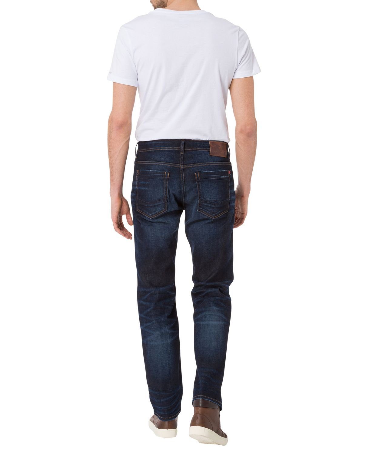Jeanshose Stretch JEANS® CROSS Antonio Tapered-fit-Jeans mit