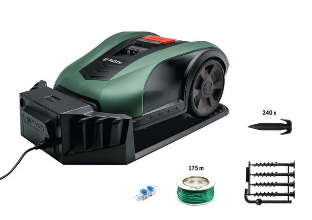 BOSCH Rasenmähroboter Indego M+ 700, bis 700 m² Rasenfläche, Steuerung über Native App