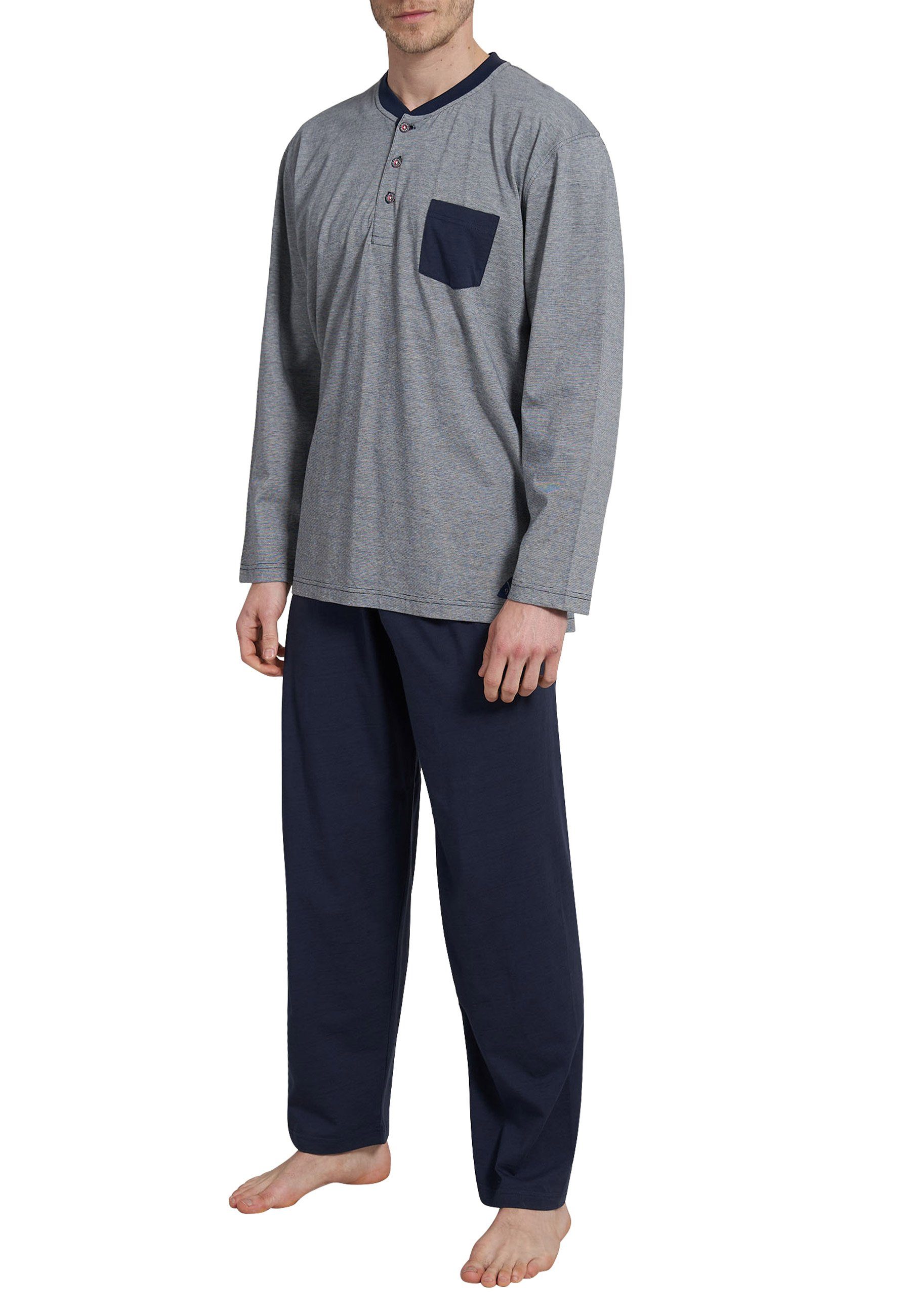 CECEBA Pyjama CECEBA Herren Pyjama blau günstig online kaufen