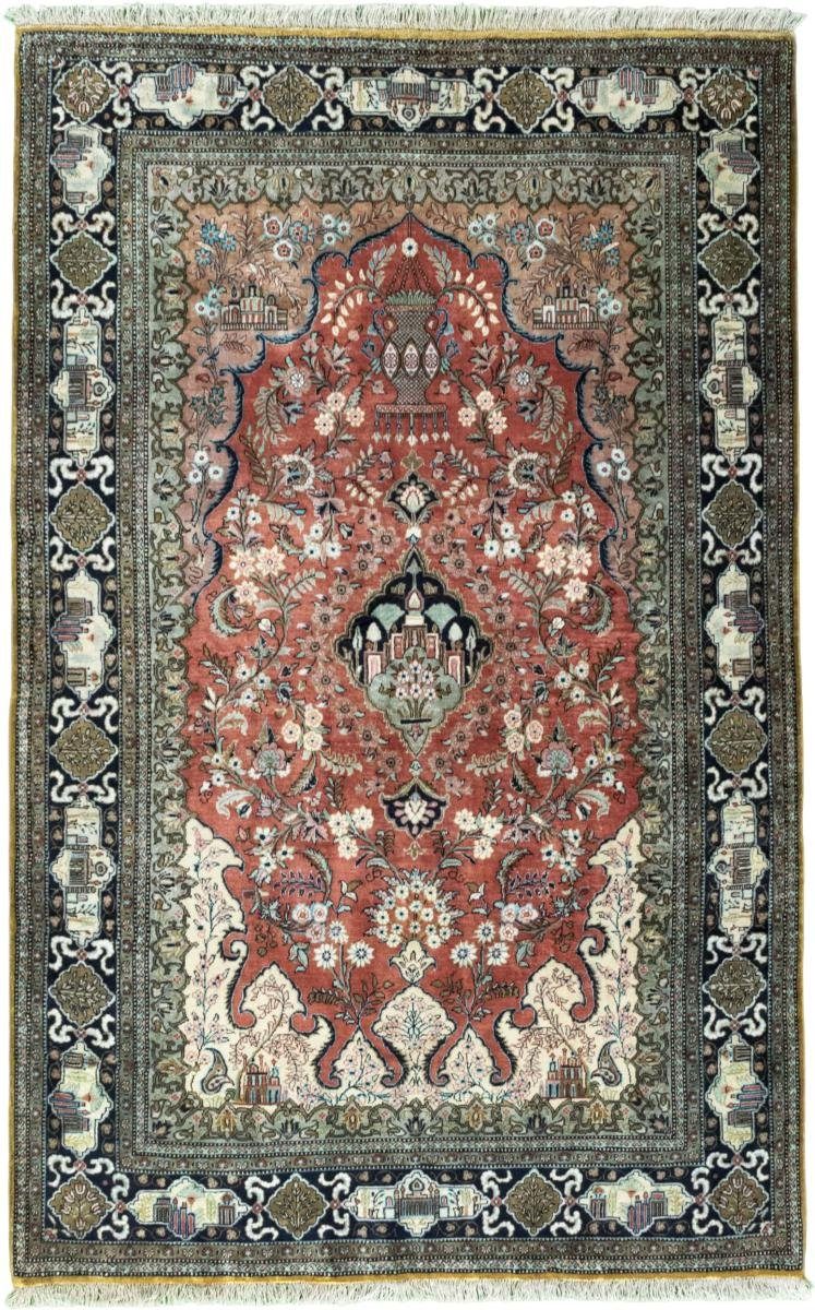 Orientteppich Hamadan 104x165 Handgeknüpfter Orientteppich / Perserteppich, Nain Trading, rechteckig, Höhe: 8 mm