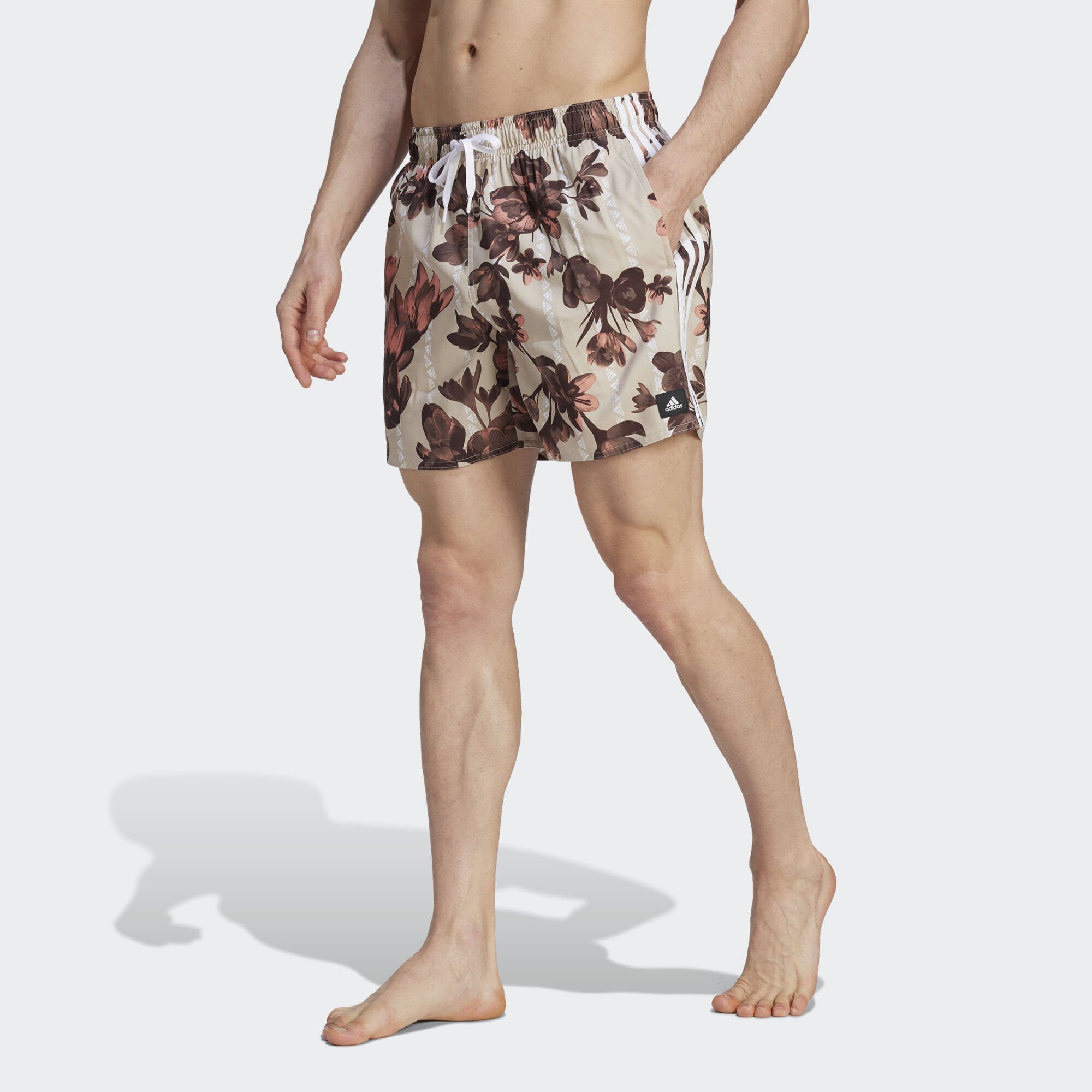 Wonder / Shadow CLX / SHORT-LENGTH / Clay Wonder Sportswear Badeshorts BADESHORTS Strata FLORAL Earth adidas Brown Beige